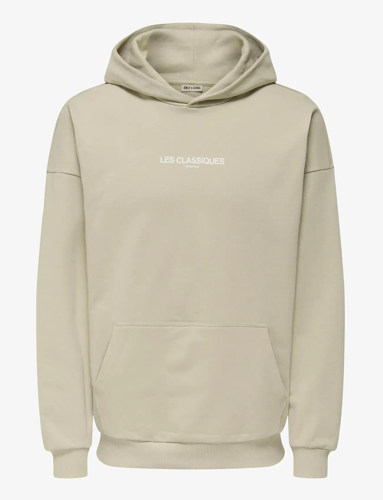 ONLY & SONS - ONSLES CLASSIQUES OVZ HOODIE - hættetrøjer - silver lining - 0