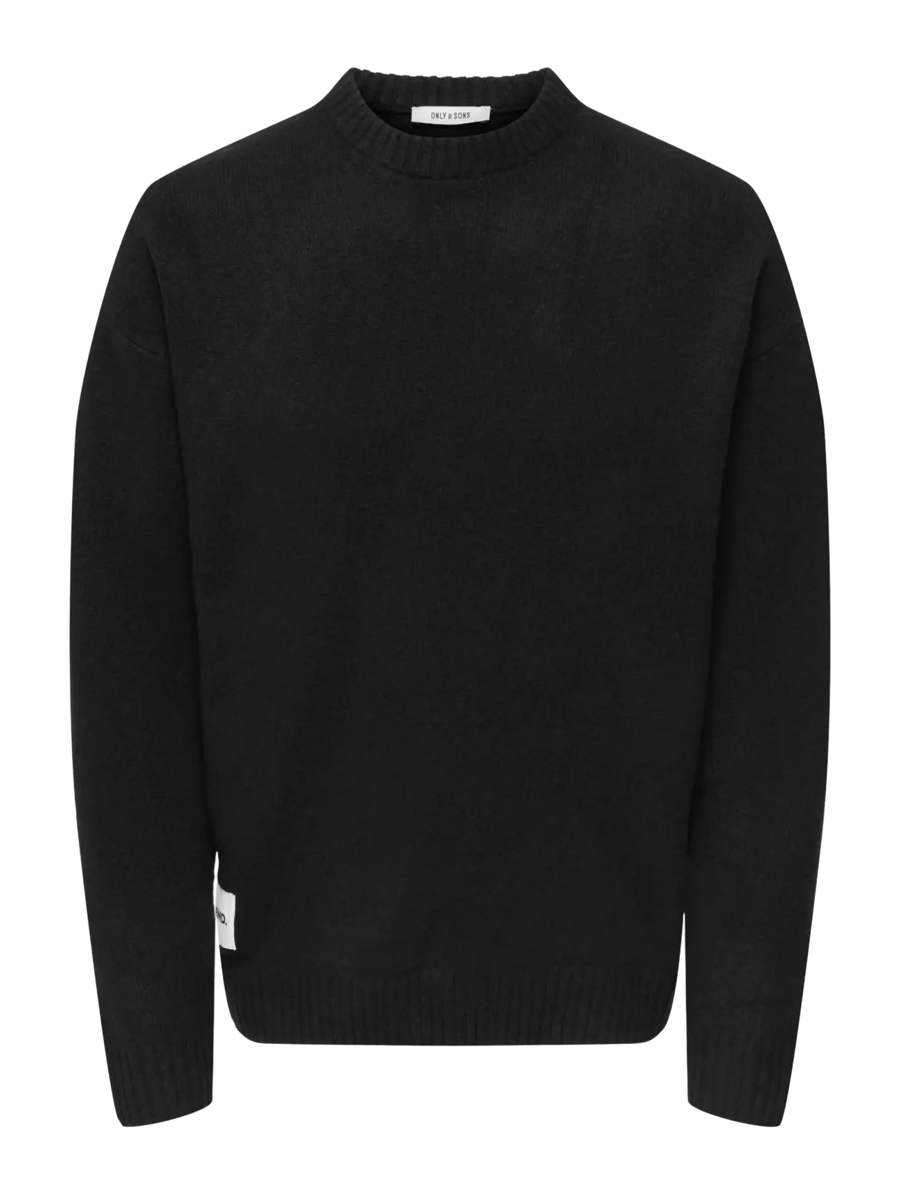 ONLY & SONS Onspage Rlx Ls Crew Knit Xt Schwarz - XXL - Herren