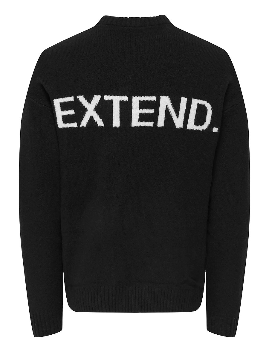 ONLY & SONS - ONSPAGE RLX LS CREW KNIT XT - rundhalsad - black - 1