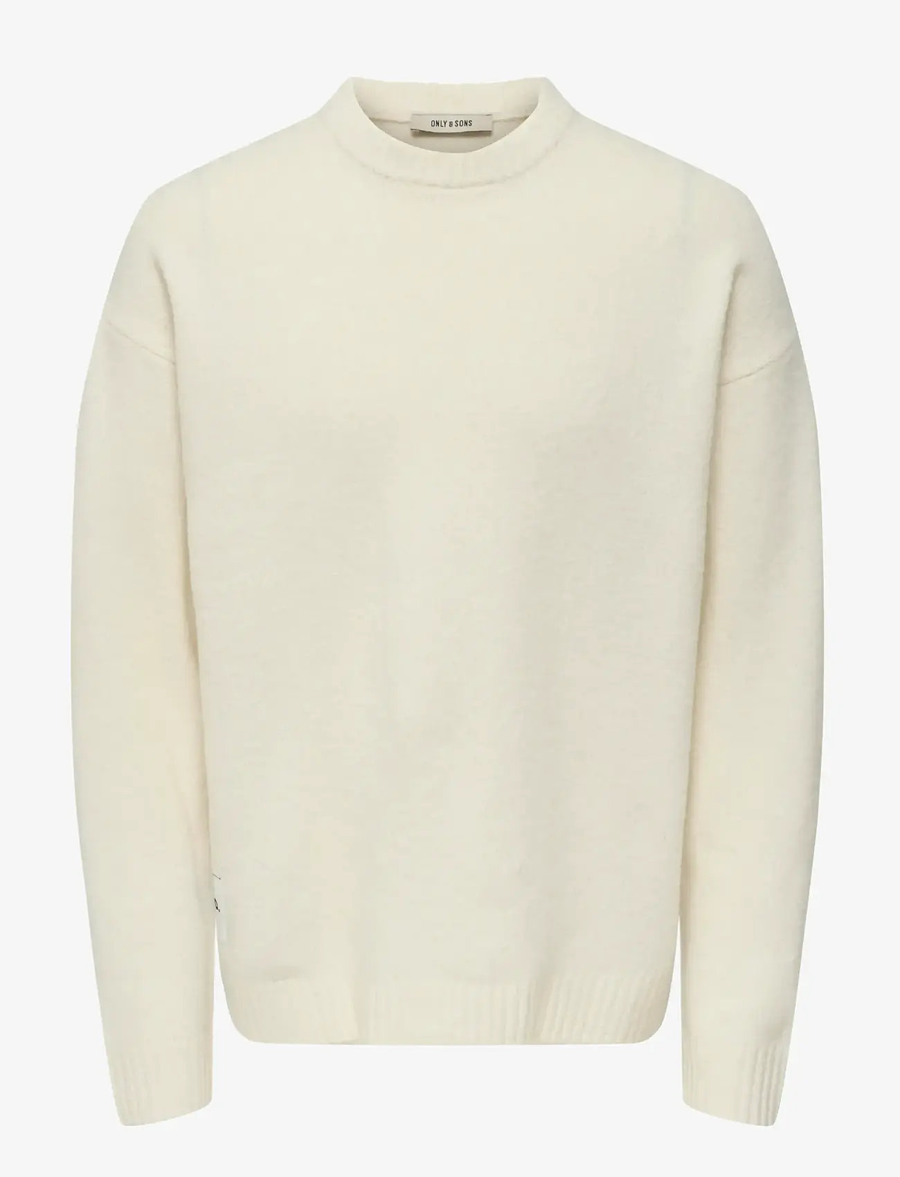 ONLY & SONS - ONSPAGE RLX LS CREW KNIT XT - rundhals - gardenia - 0