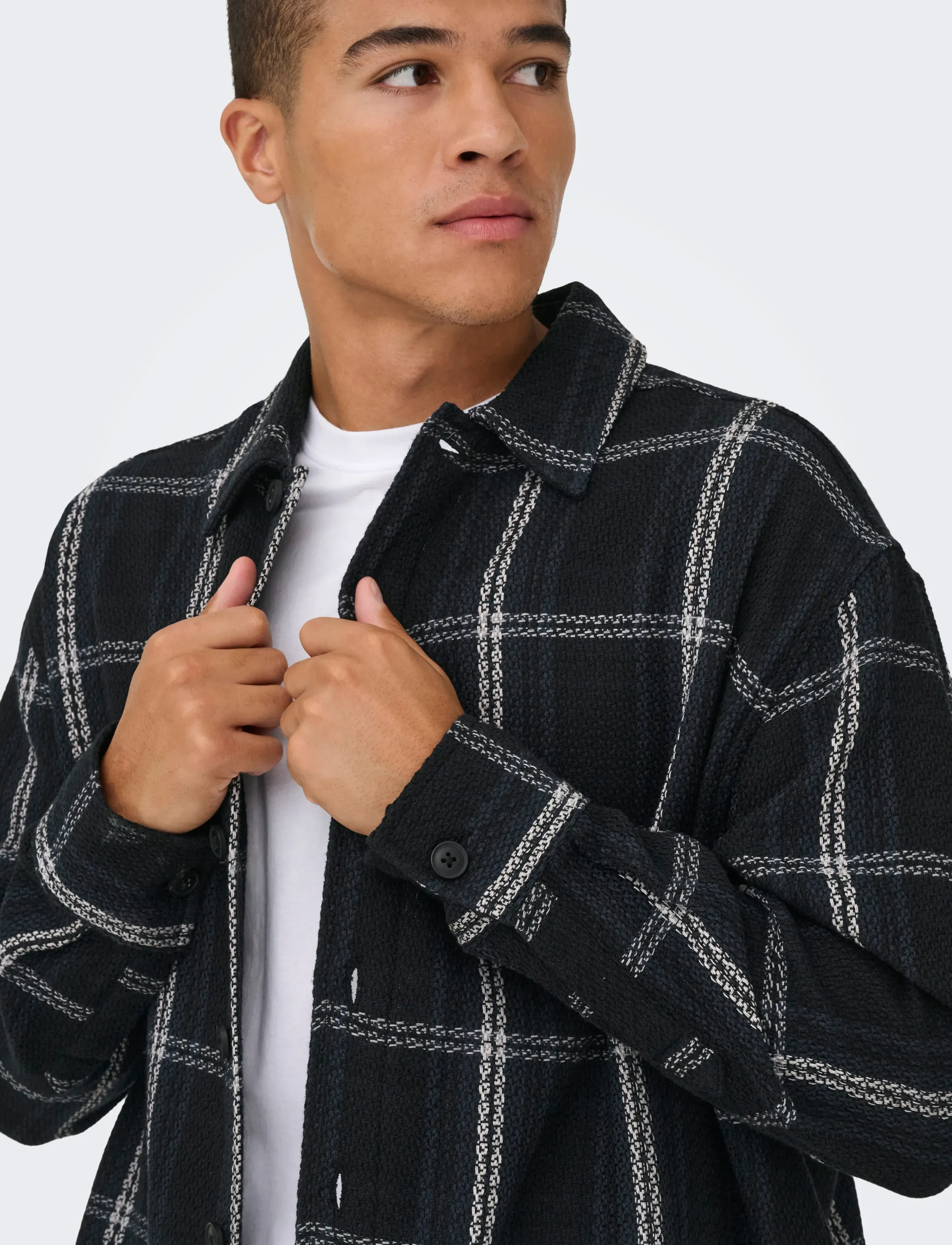 ONLY & SONS Onskevin Basket Shirt mönstrade skjortor herr – bild 5