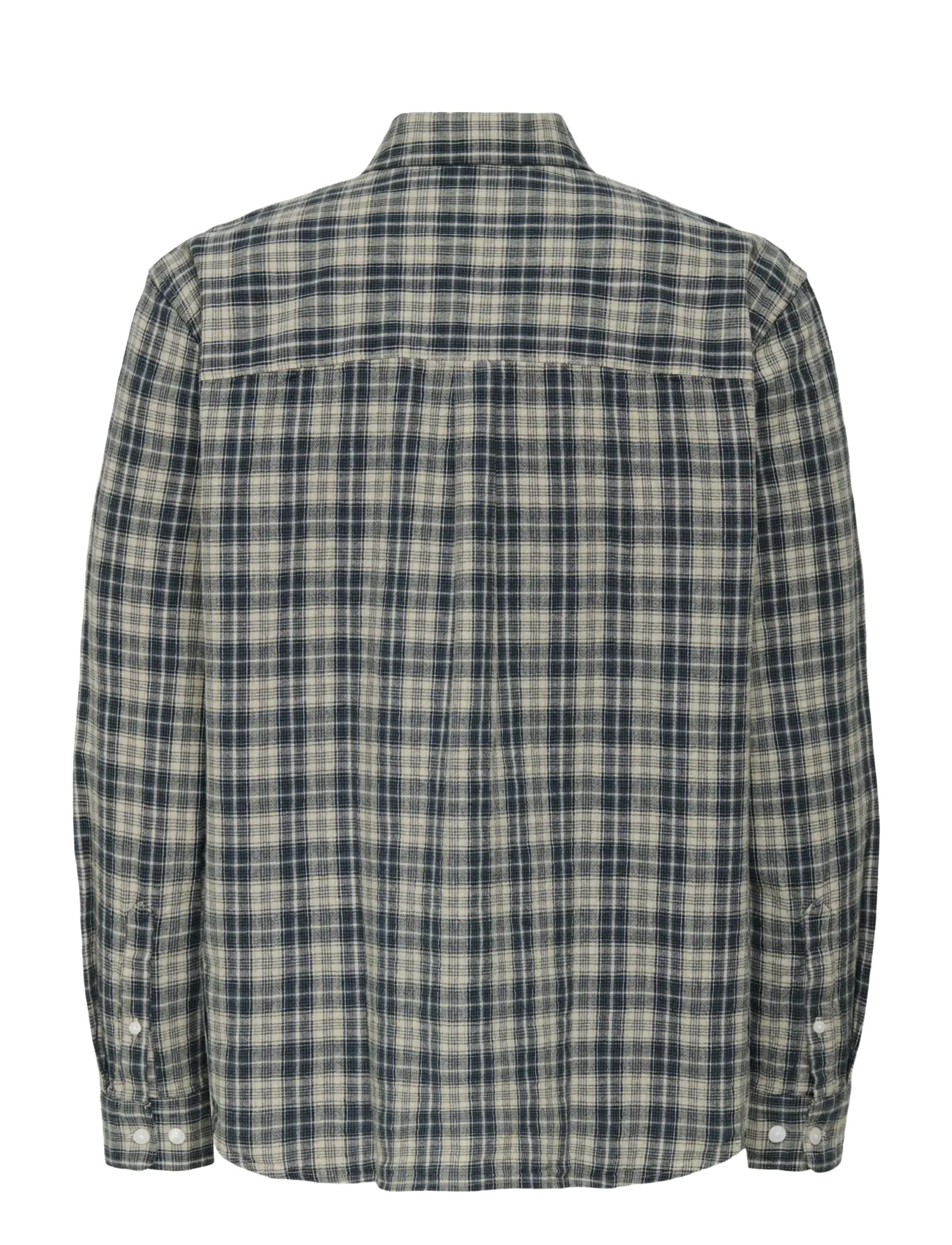 ONLY & SONS - ONSRAFAEL CHECK LS SHIRT 0505 - ternede skjorter - dark slate - 1