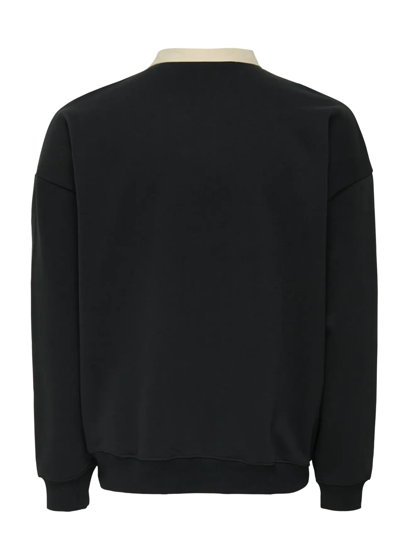 ONLY & SONS - ONSJEFFREY VTG LS RUGBY SOLID POLO - long-sleeved polos - jet black - 2