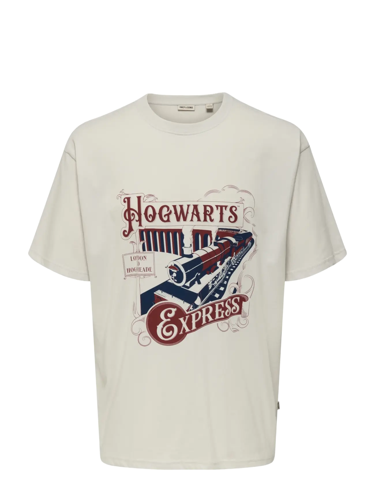 ONLY & SONS Onsxmas Rlx Ss Tee Hp Cream - XL - Herren
