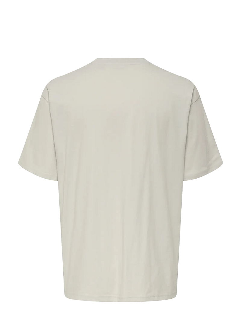 ONLY & SONS - ONSXMAS RLX SS TEE HP - kurzärmelig - lunar rock - 1