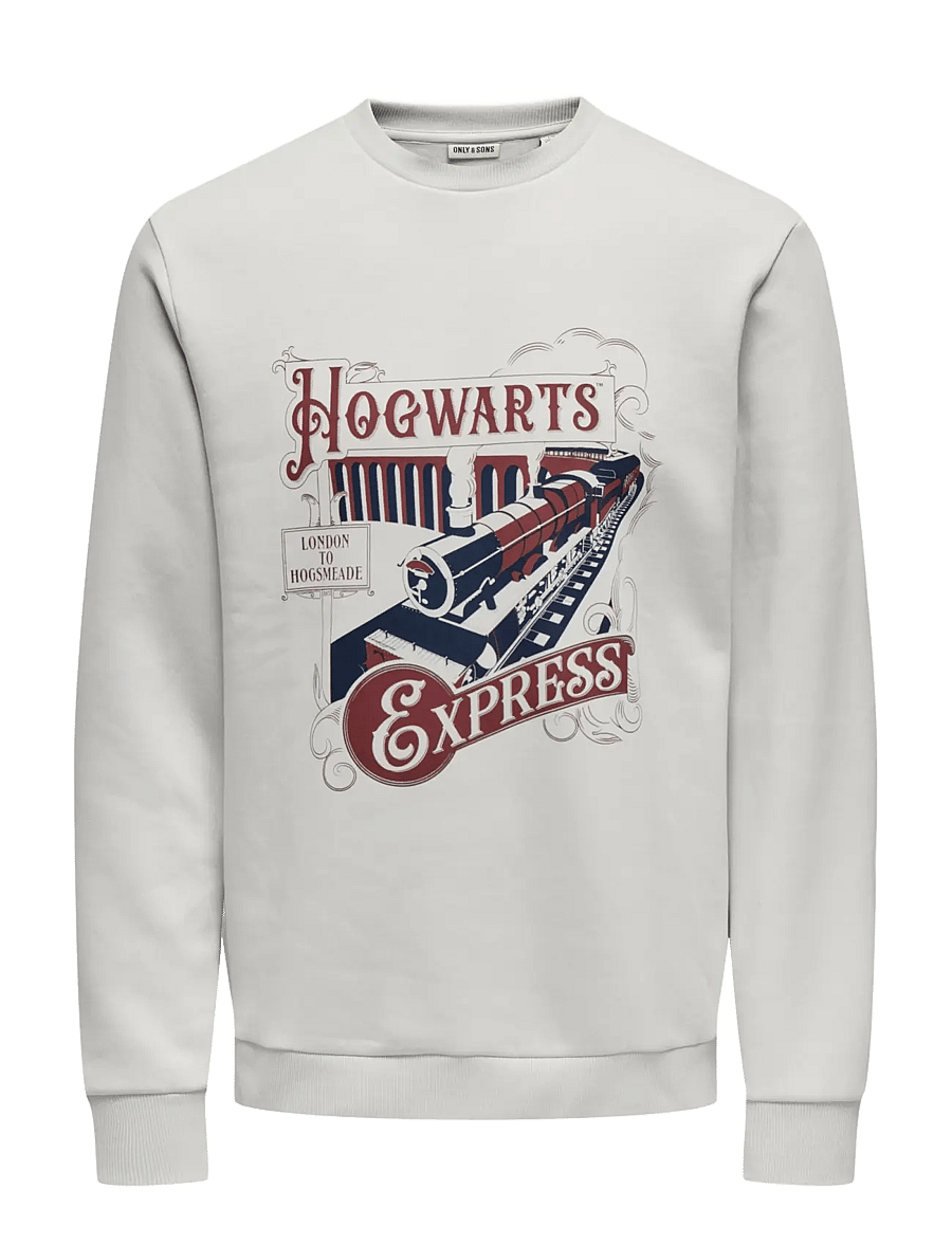 ONLY & SONS - ONSXMAS REG CREW HP - kollektionen - lunar rock - 0