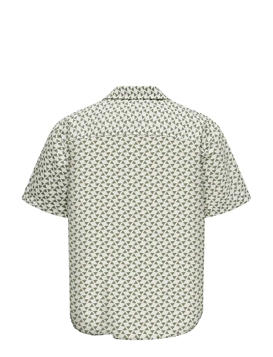 ONLY & SONS - ONSCHARMY SS RESORT AOP SHIRT - hemden mit muster - antique white - 2