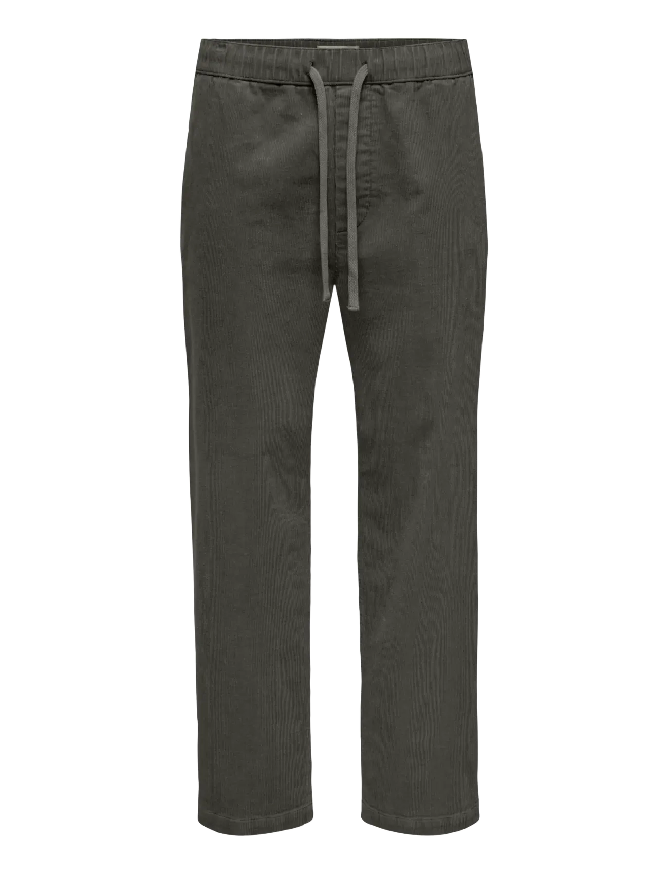 ONLY & SONS - ONSFADE LOOSE 0188 STRING CORD PANT - vabaajapüksid - beluga - 1