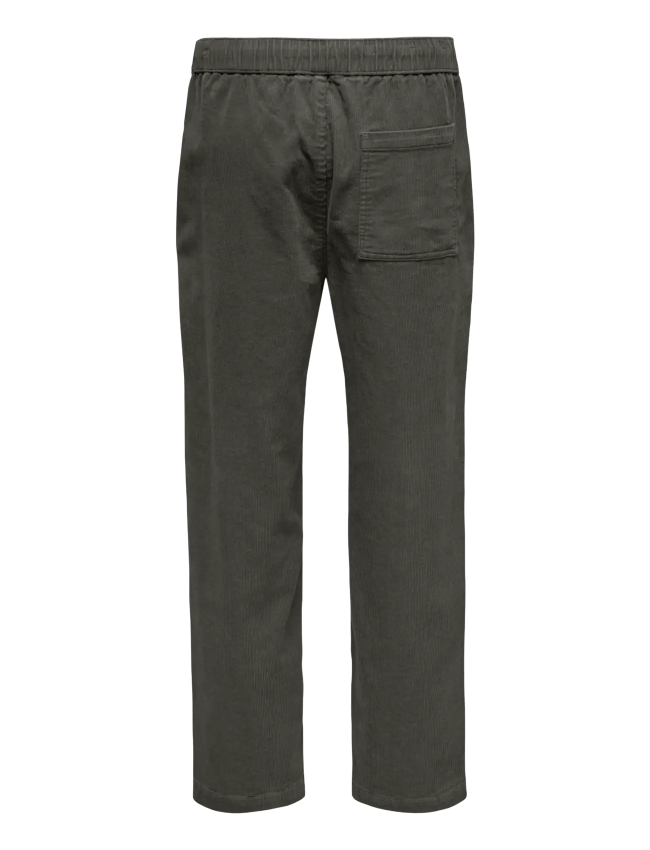 ONLY & SONS - ONSFADE LOOSE 0188 STRING CORD PANT - vabaajapüksid - beluga - 2
