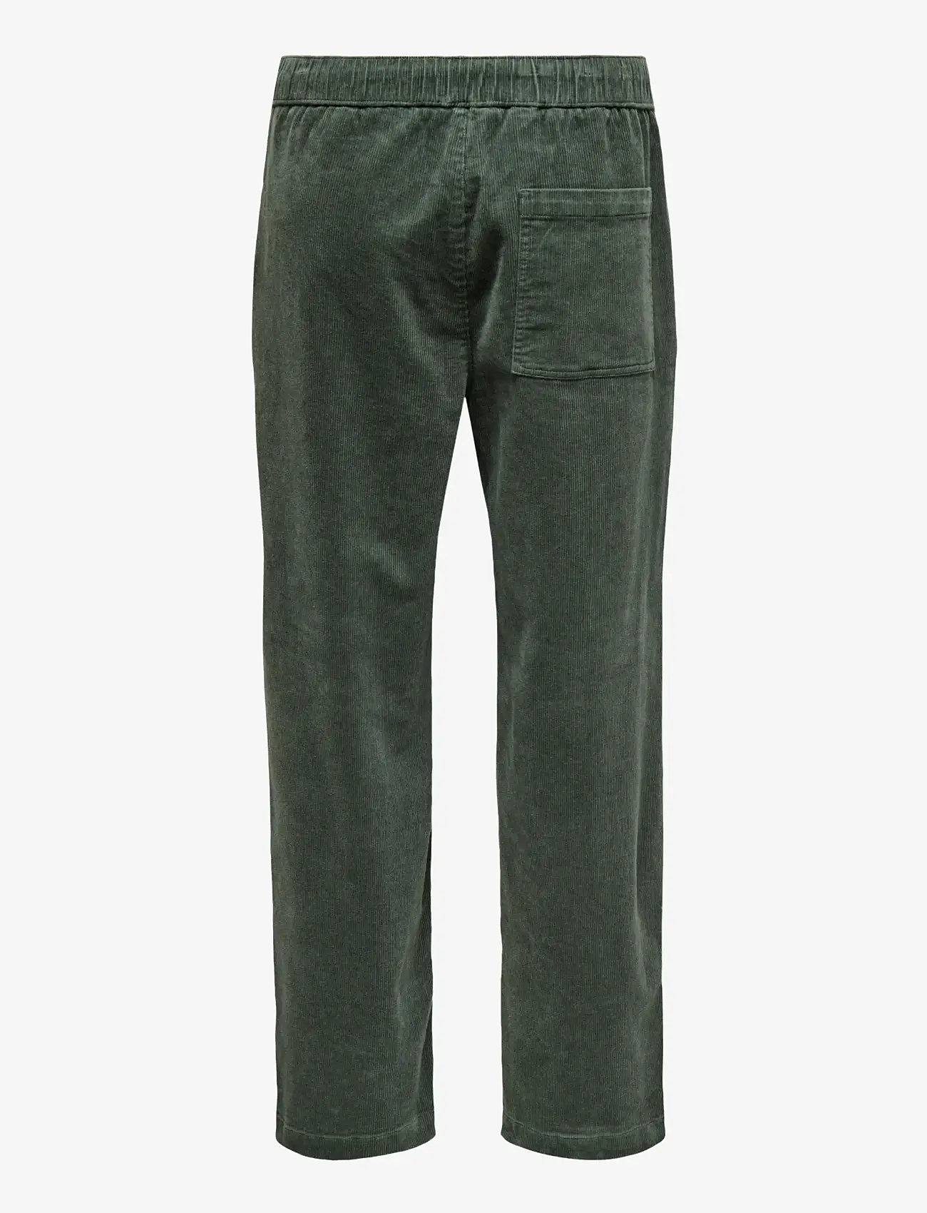 ONLY & SONS - ONSFADE LOOSE 0188 STRING CORD PANT - höstkläder - castor gray - 1