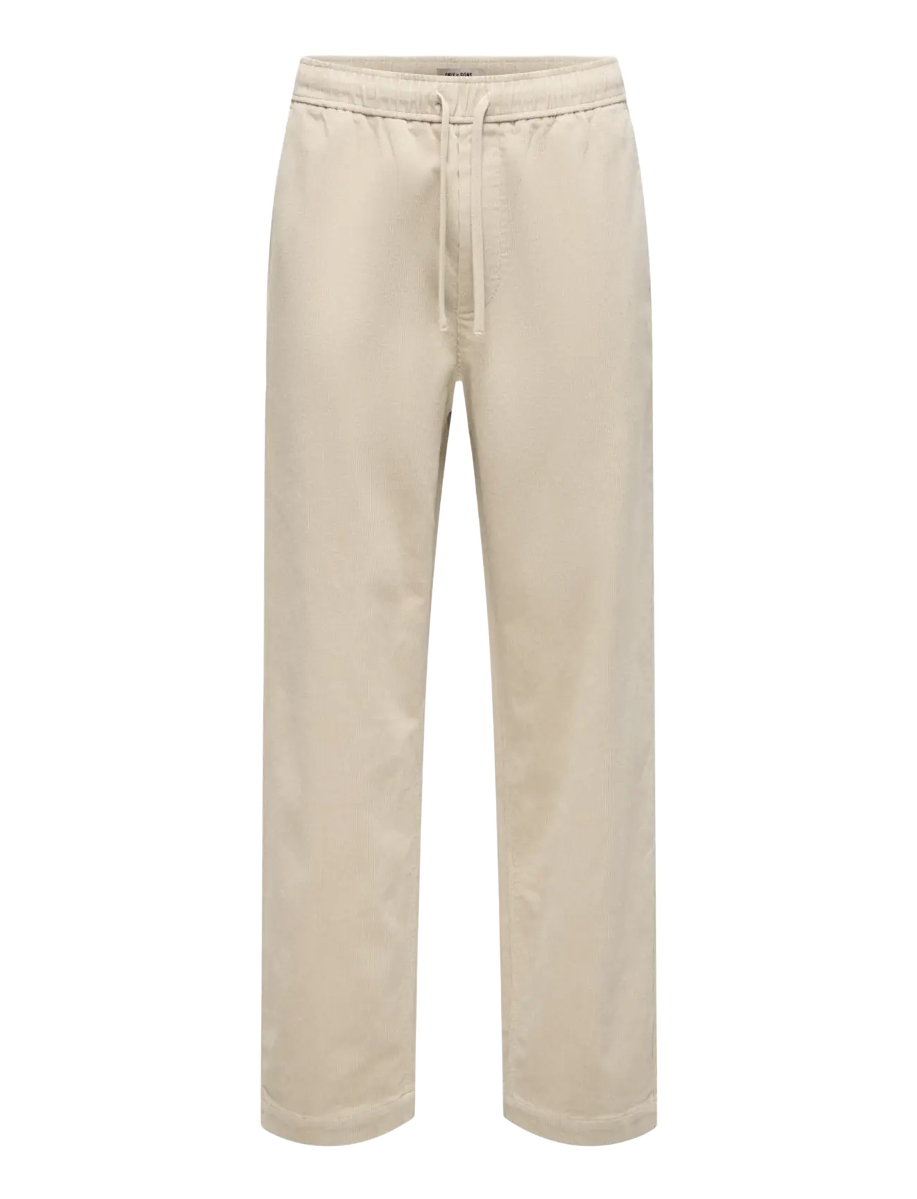 ONLY & SONS ONSFADE LOOSE 0188 STRING CORD PANT - Streetstyle - SILVER LINING / beige