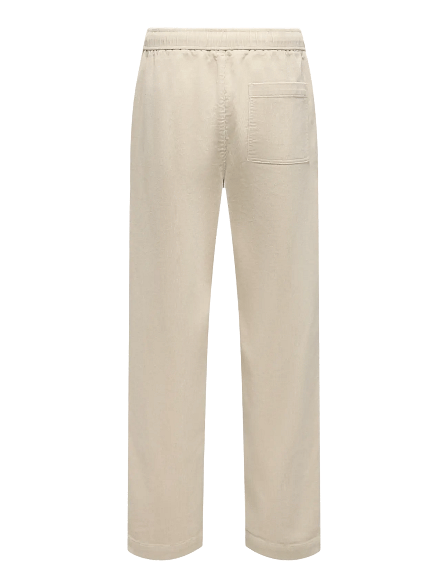 ONLY & SONS - ONSFADE LOOSE 0188 STRING CORD PANT - casual bukser - silver lining - 1