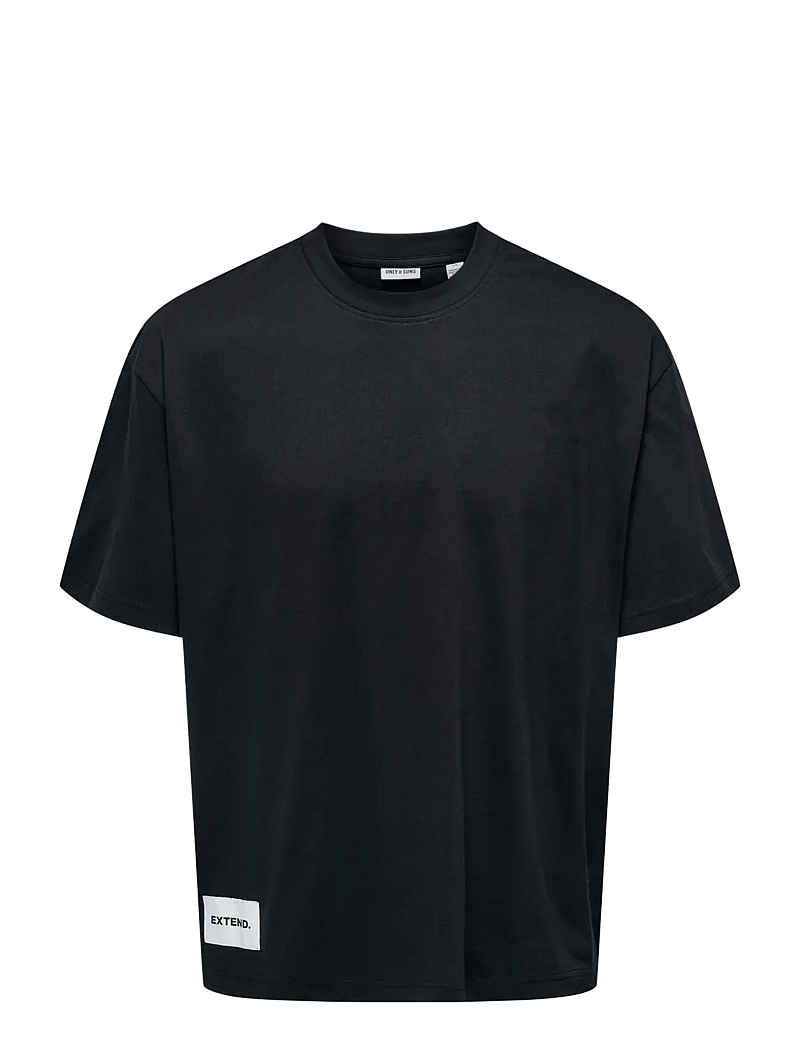 ONLY & SONS - ONSLALE OVZ SS XT TEE - korte mouwen - jet black - 0