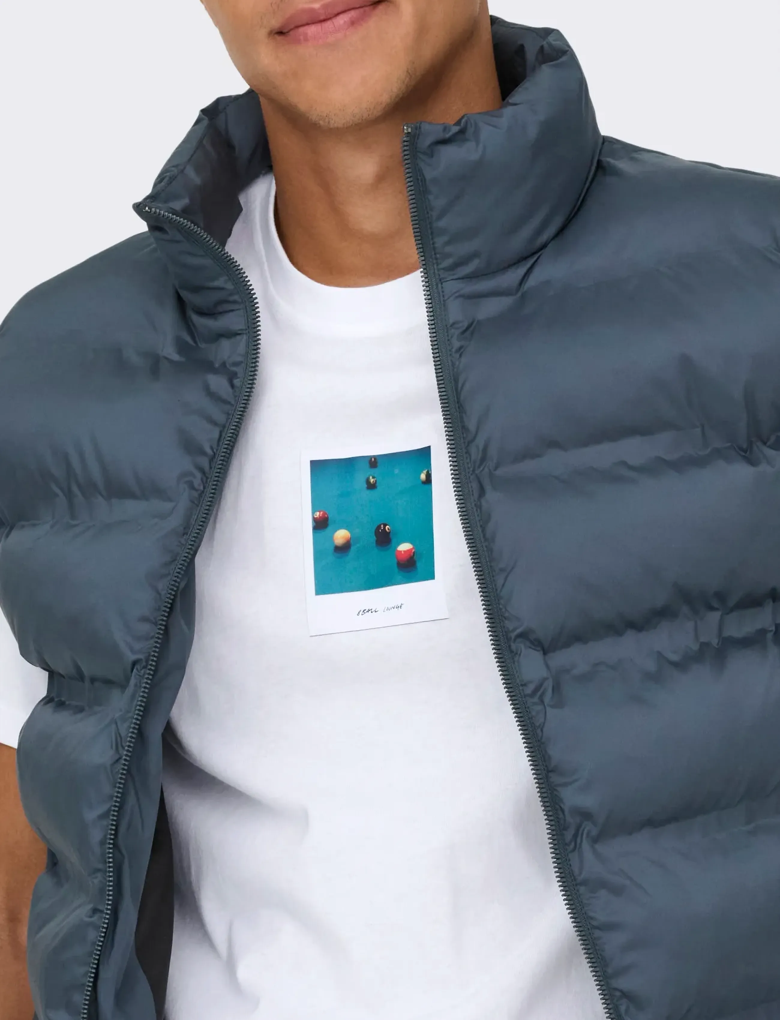 ONLY & SONS - ONSMILO PHOTO REG SS TEE - kurzärmelig - bright white - 4