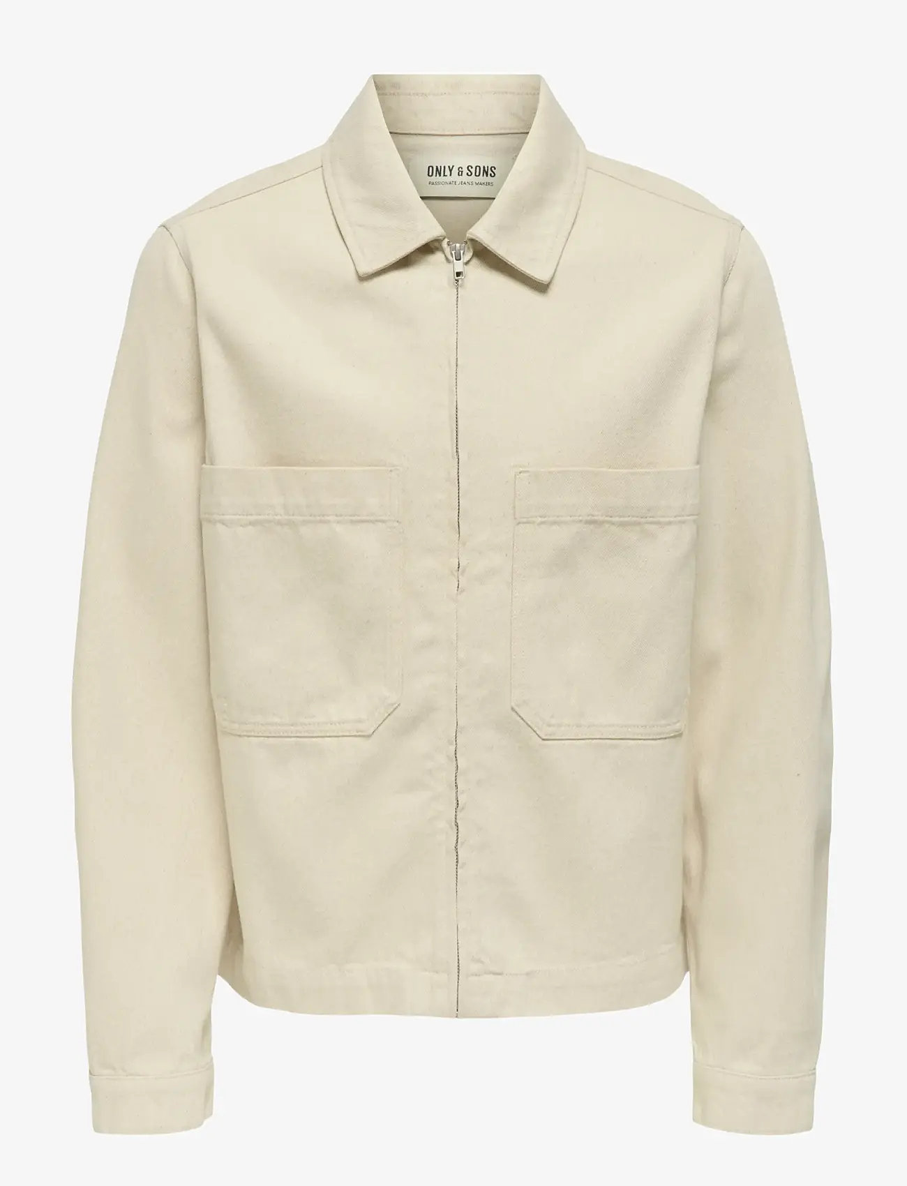 ONLY & SONS - ONSCASSEL PIM ECRU 5559 DNM JACKET NOOS - herbstjacken - ecru - 1