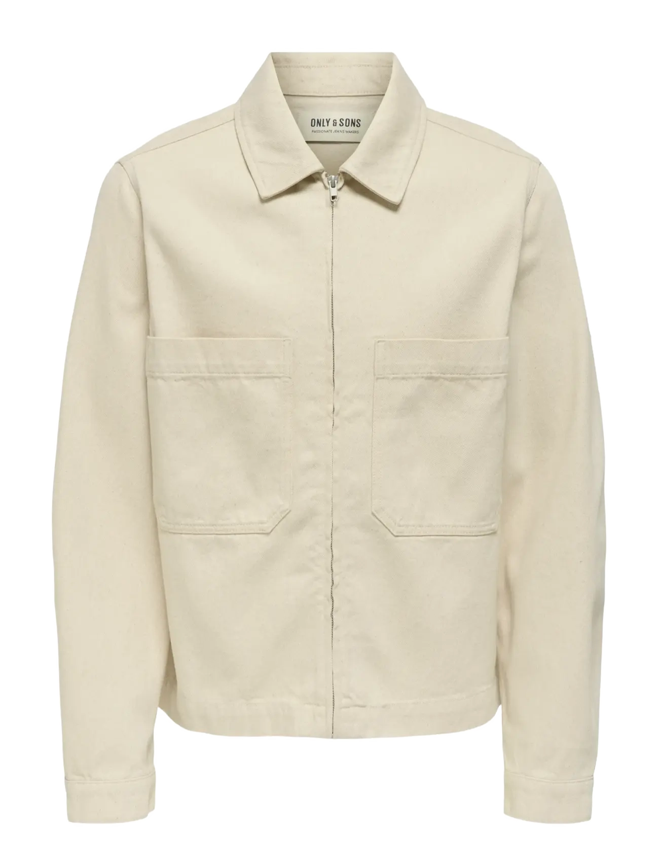 ONLY & SONS ONSCASSEL PIM ECRU 5559 DNM JACKET NOOS - Vaatteet - ECRU / cream