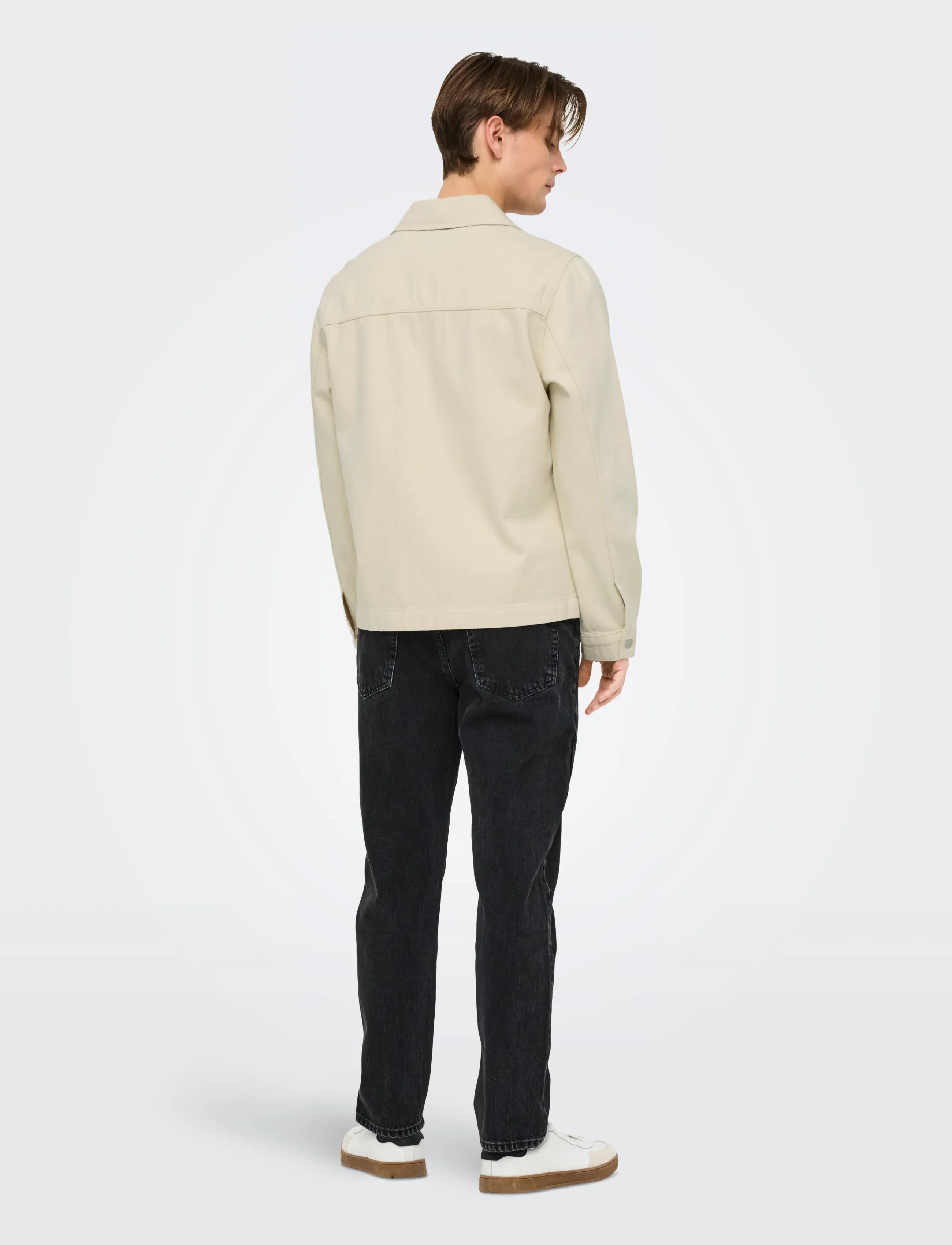 ONLY & SONS - ONSCASSEL PIM ECRU 5559 DNM JACKET NOOS - ecru - 3