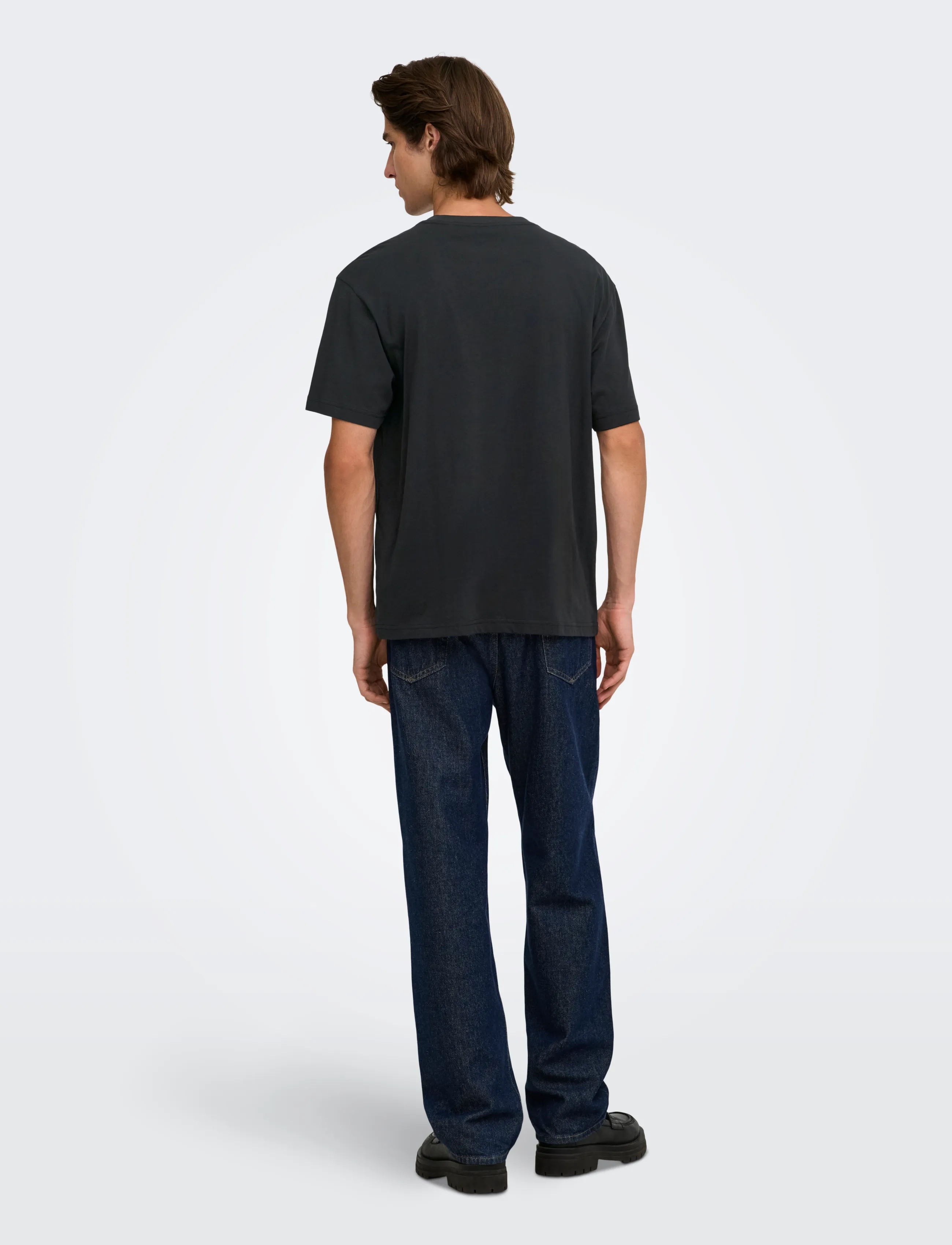 ONLY & SONS - ONSIRON MAIDEN LIFE RLX SS LIC TEE - lühikeste varrukatega t-särgid - jet black - 3