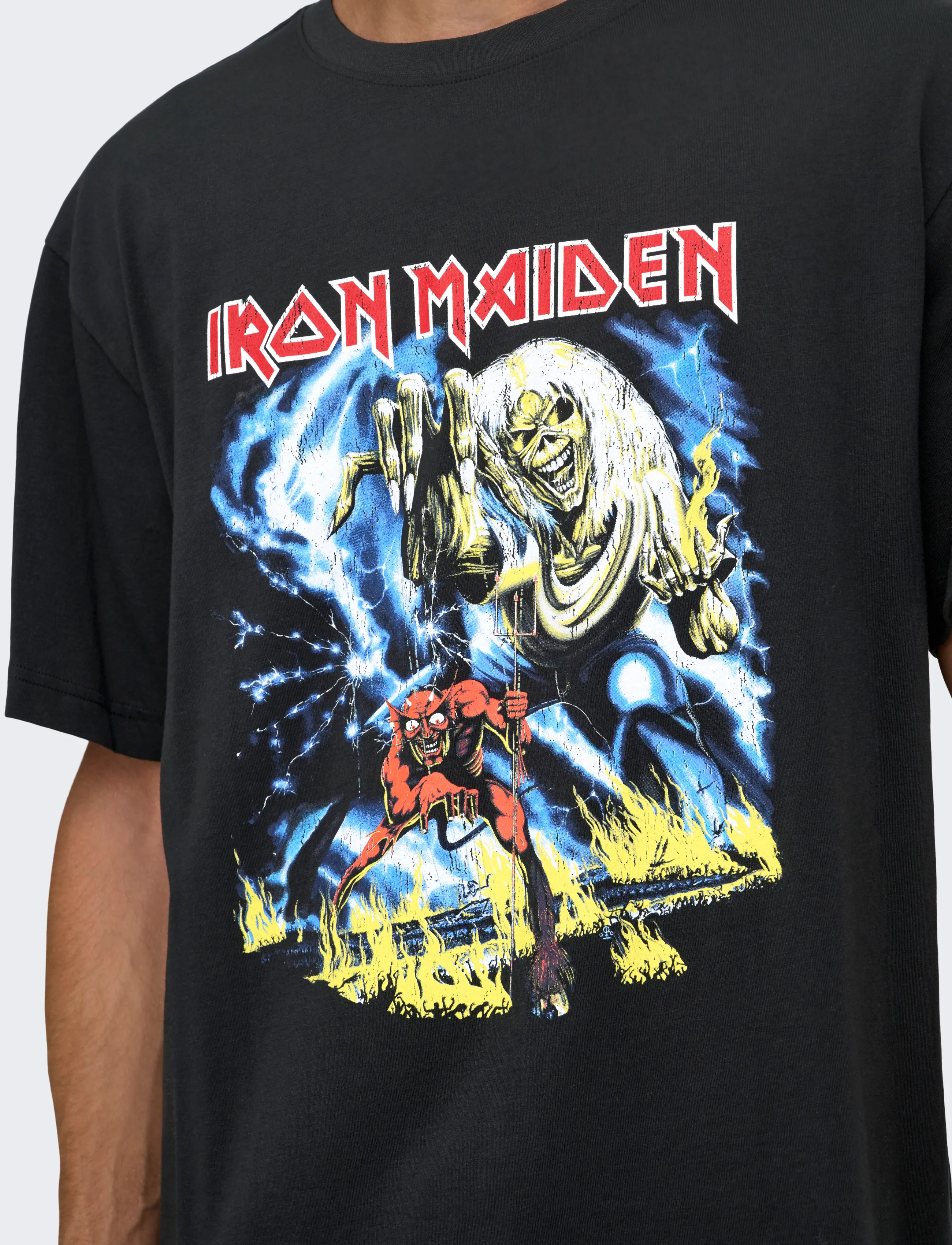 ONLY & SONS - ONSIRON MAIDEN LIFE RLX SS LIC TEE - lühikeste varrukatega t-särgid - jet black - 5