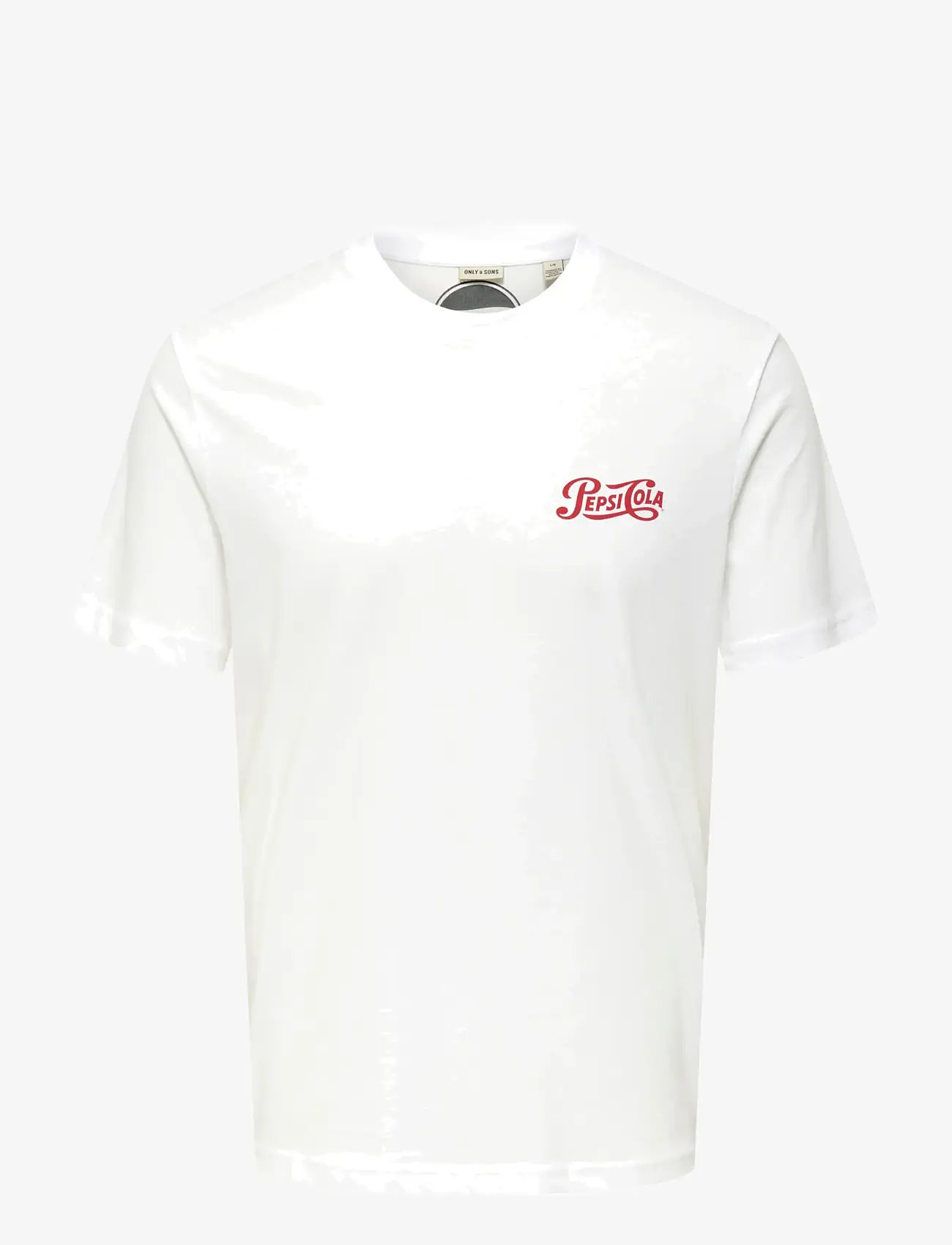 ONLY & SONS - ONSPEPSI LIFE REG SS LIC TEE - lühikeste varrukatega t-särgid - bright white - 1