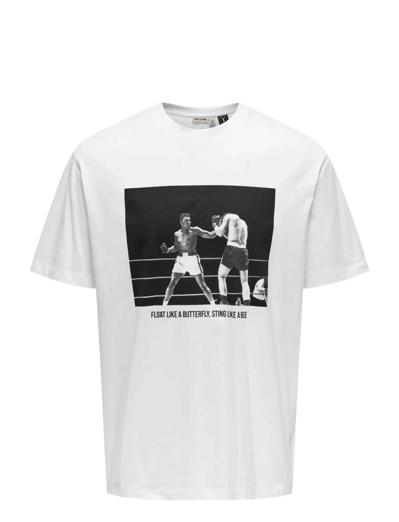 ONSMUHAMMAD ALI RLX SS LIC TEE - BRIGHT WHITE