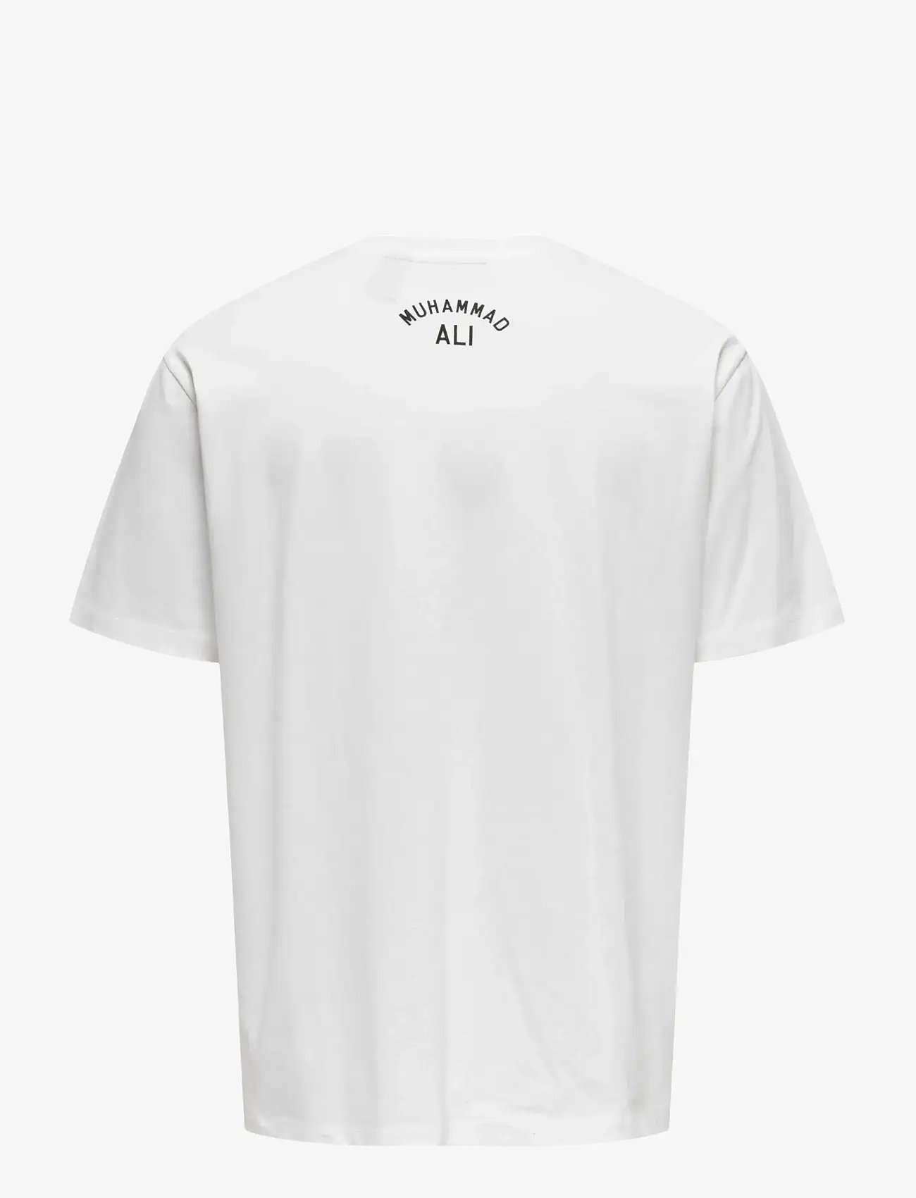ONLY & SONS - ONSMUHAMMAD ALI RLX SS LIC TEE - kurzärmelig - bright white - 1