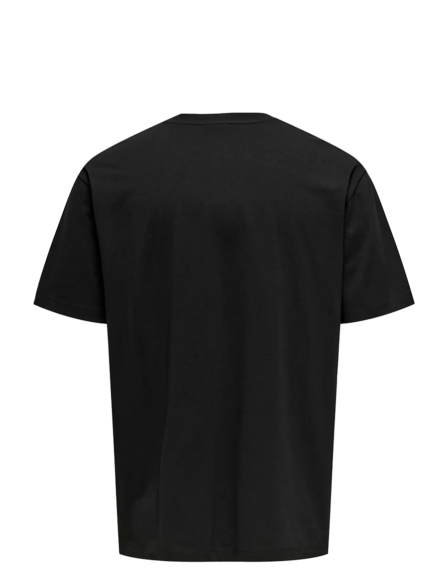 ONLY & SONS - ONSMUHAMMAD ALI RLX SS LIC TEE - kurzärmelig - jet black - 1