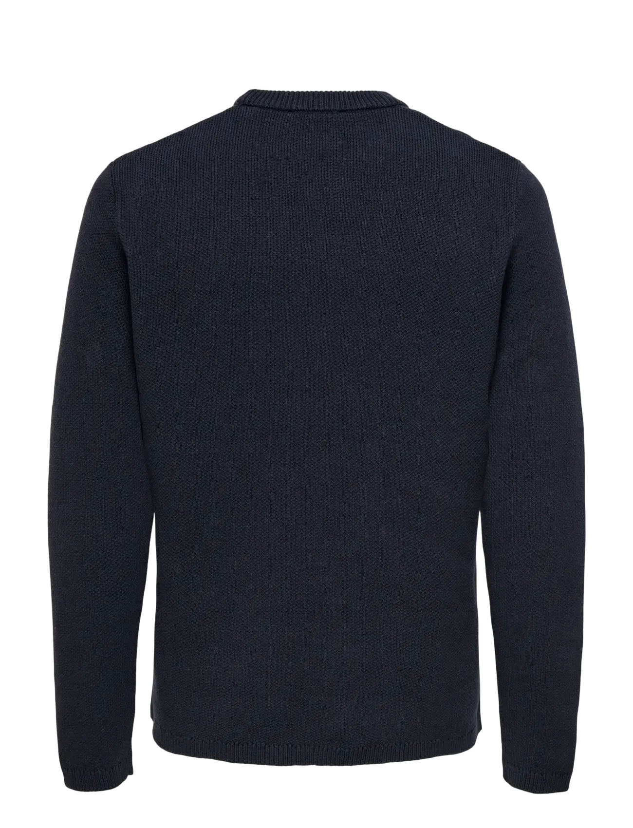 ONLY & SONS - ONSXMAS REG 5 TEDDY CREW KNIT CS - rundhalsad - dark navy - 1