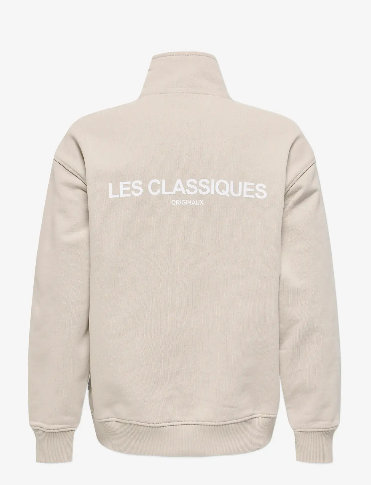 ONLY & SONS - OSJLES CLASSIQUES LOOSE HALFZIP SWT - efterårstøj - silver lining - 1