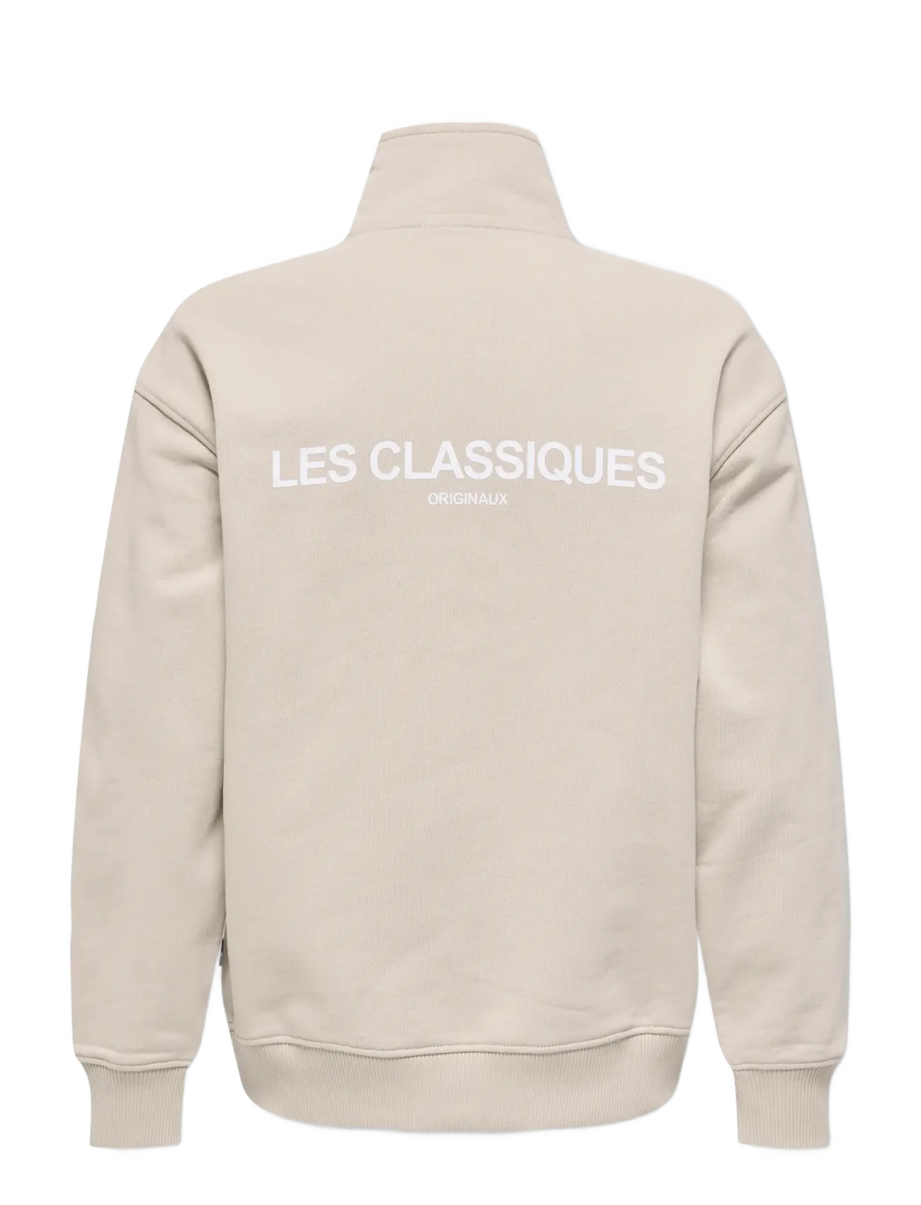 ONLY & SONS - OSJLES CLASSIQUES LOOSE HALFZIP SWT - silver lining - 2