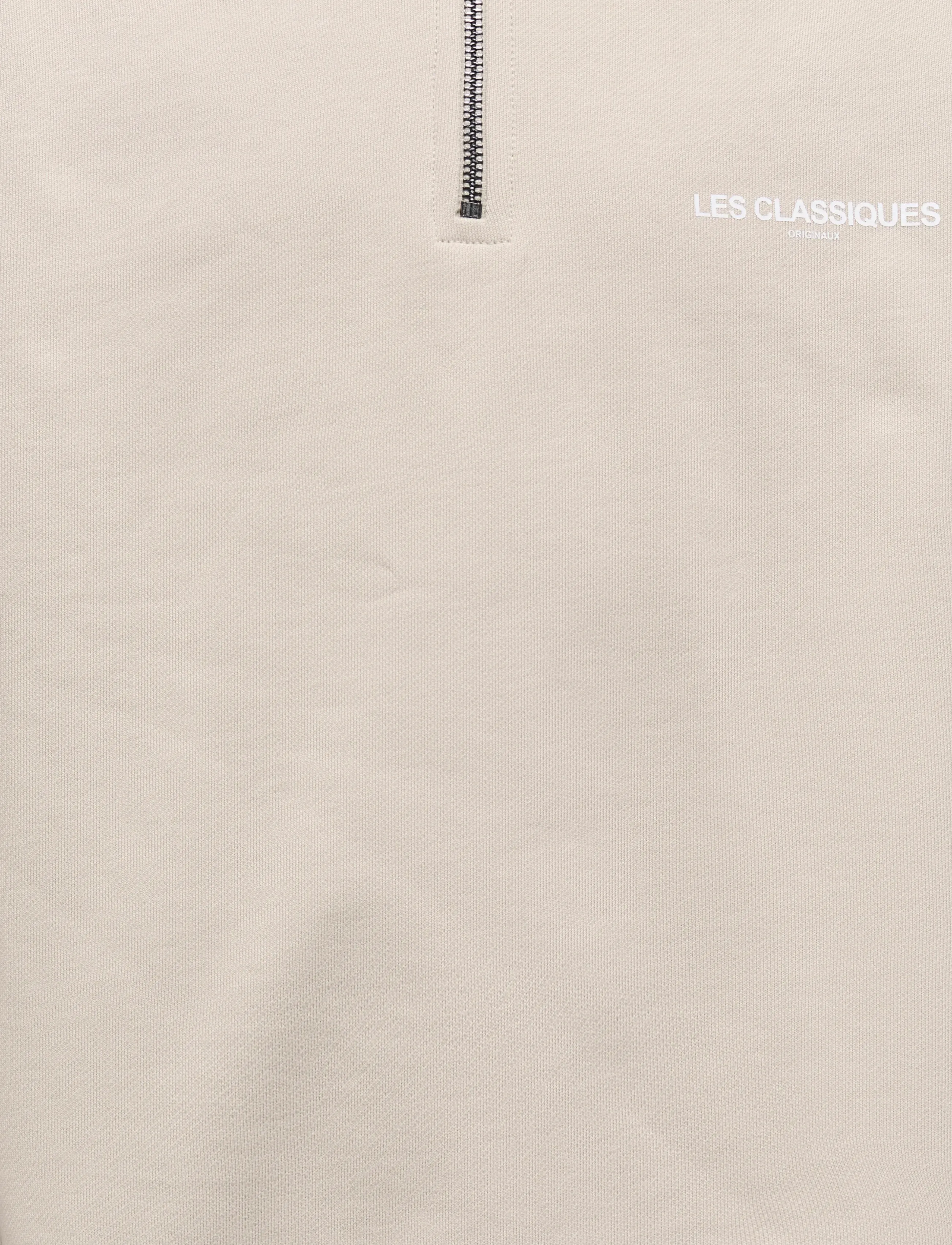 ONLY & SONS - OSJLES CLASSIQUES LOOSE HALFZIP SWT - silver lining - 3