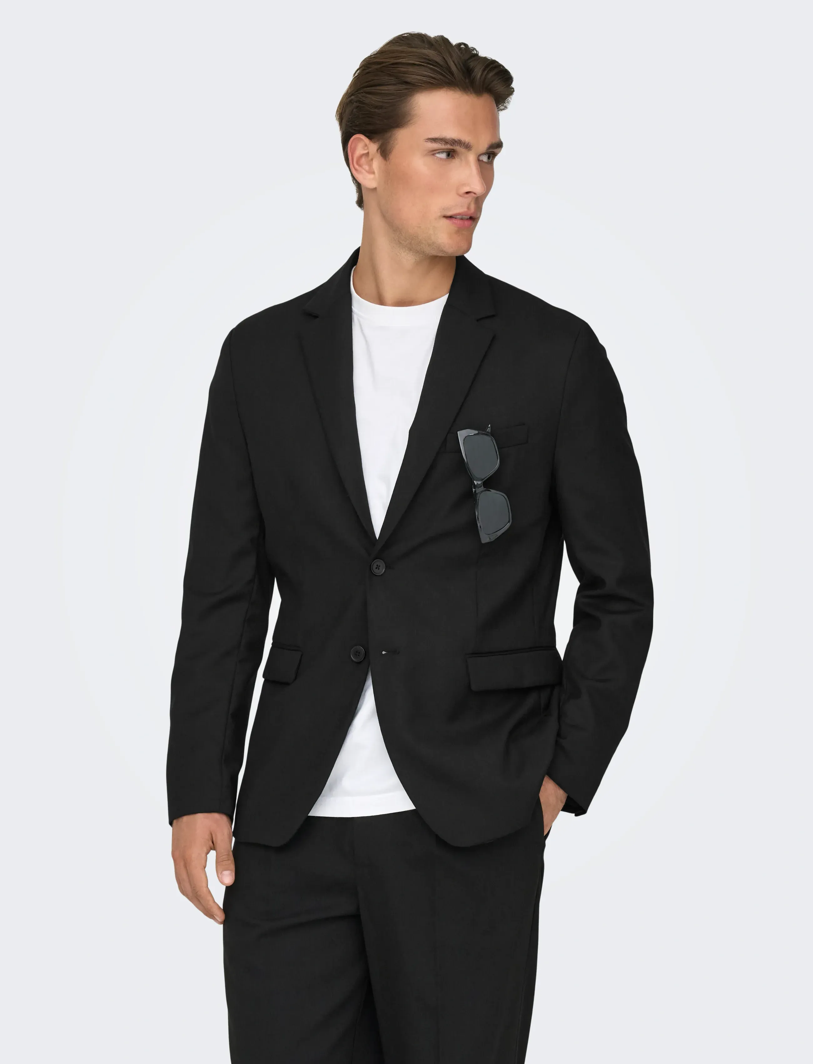 ONLY & SONS ONSKYLE SUP SLIM 550 BLAZER FRML NOOS - Festkleidung - BLACK / black