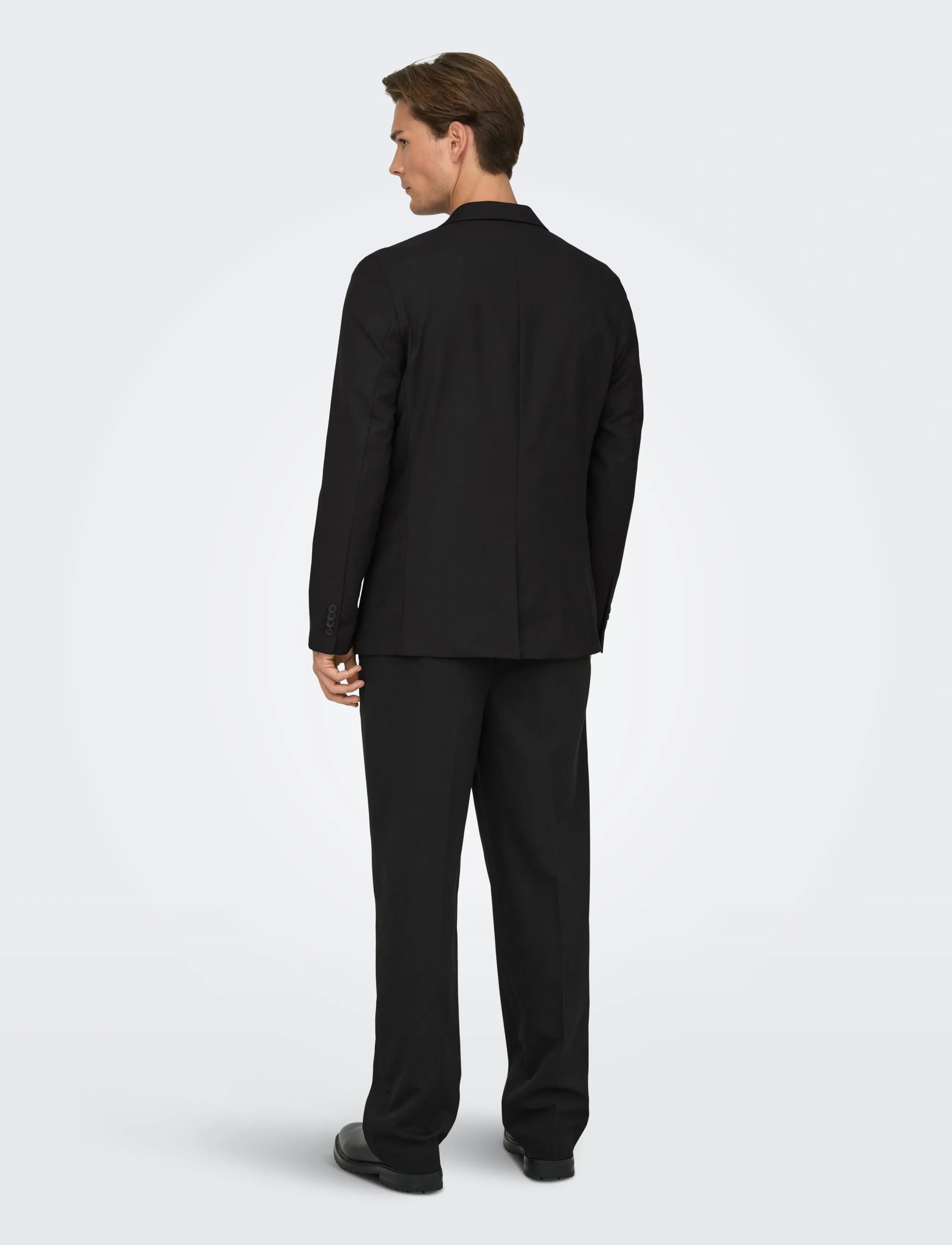 ONLY & SONS - ONSKYLE SUP SLIM 550 BLAZER FRML NOOS - double breasted blazers - black - 3
