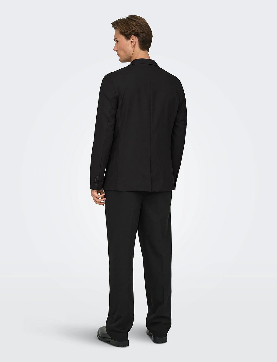 ONLY & SONS - ONSKYLE SUP SLIM 550 BLAZER FRML NOOS - dubbelknäppta kavajer - black - 3