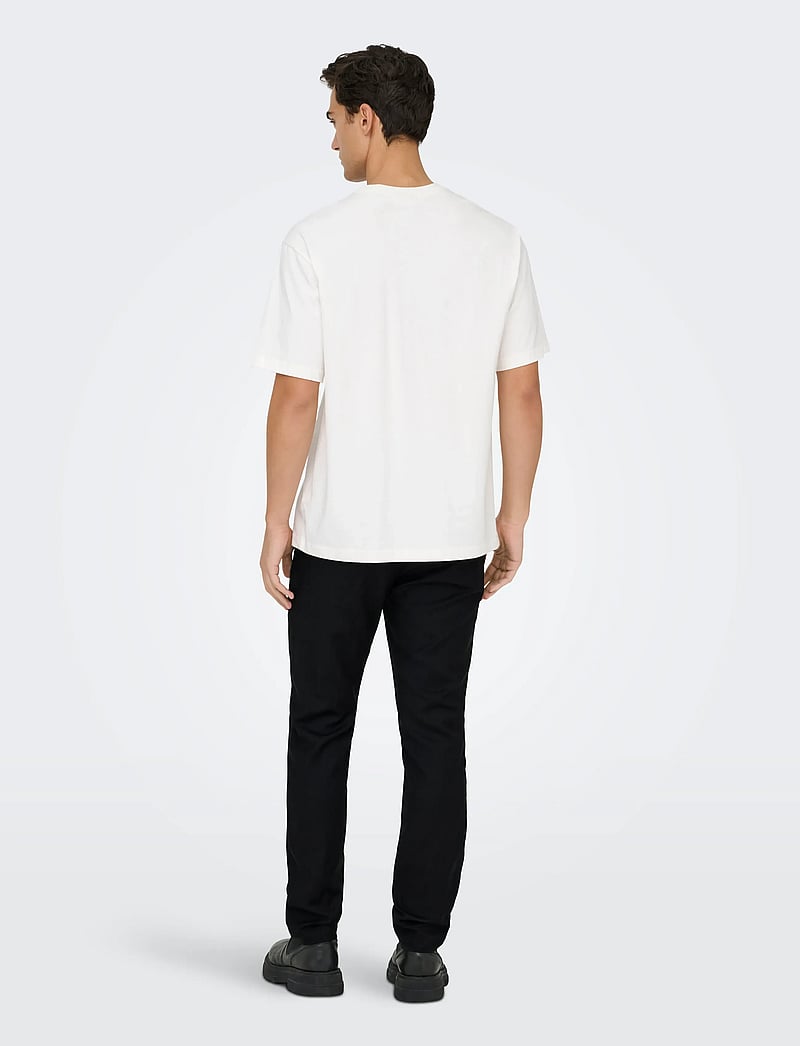ONLY & SONS - ONSKYLE SUP SLIM 550 PANTS FRML NOOS - chinos - black - 3