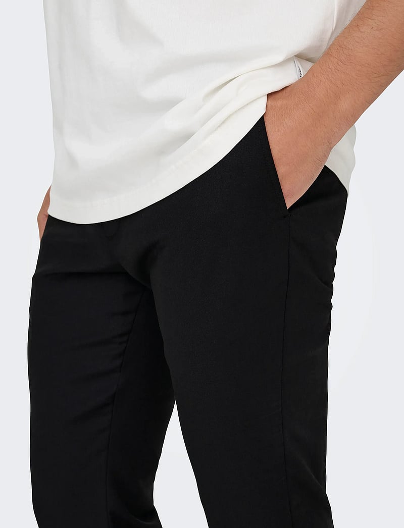 ONLY & SONS - ONSKYLE SUP SLIM 550 PANTS FRML NOOS - chinos - black - 5