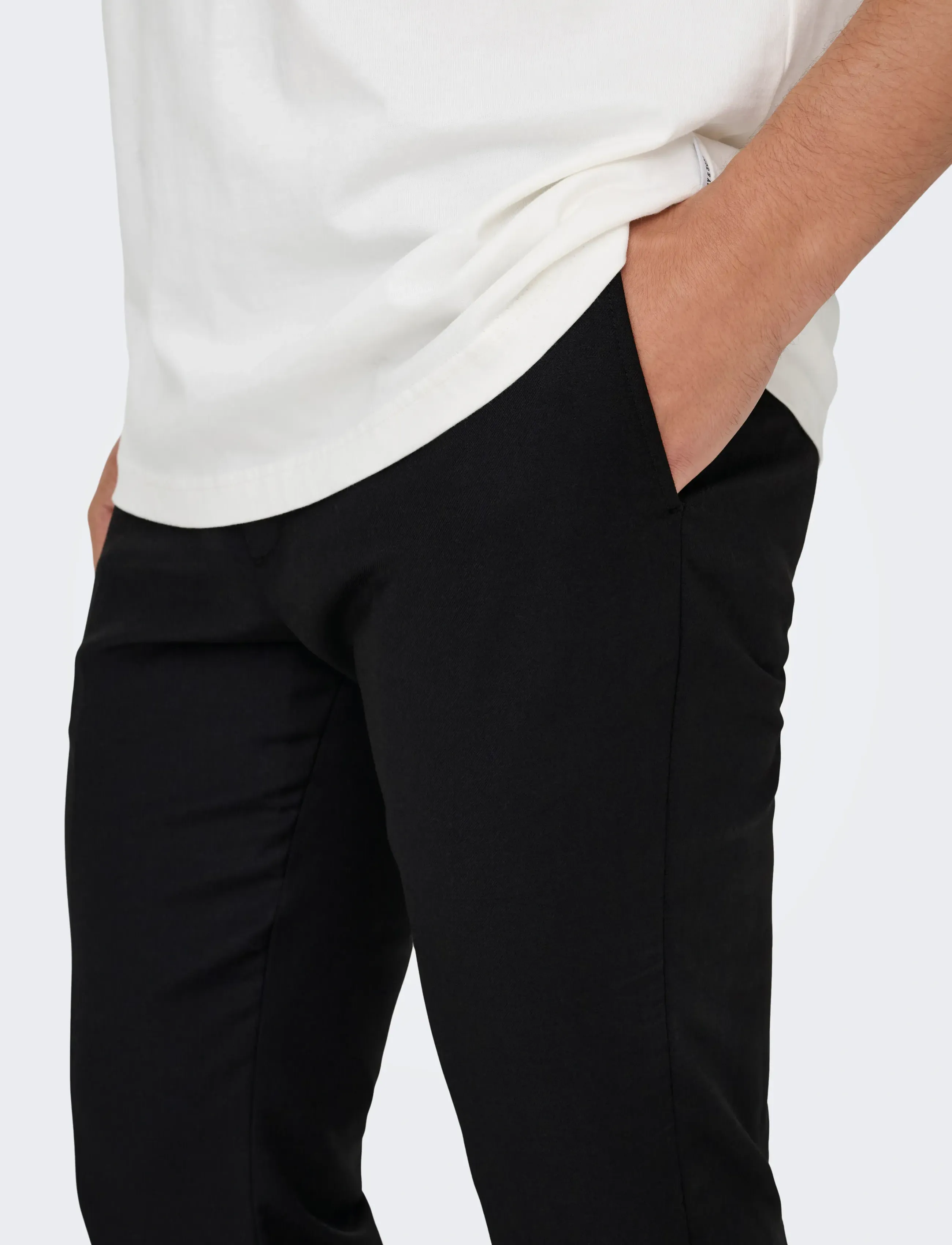 ONLY & SONS - ONSKYLE SUP SLIM 550 PANTS FRML NOOS - chinos - black - 5
