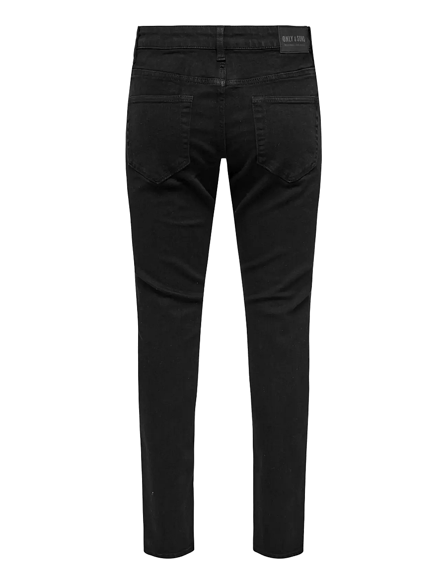 ONLY & SONS - ONSLOOM SLIM 5748 EY BOX JEANS MU - slim-fit jeans - black denim - 2