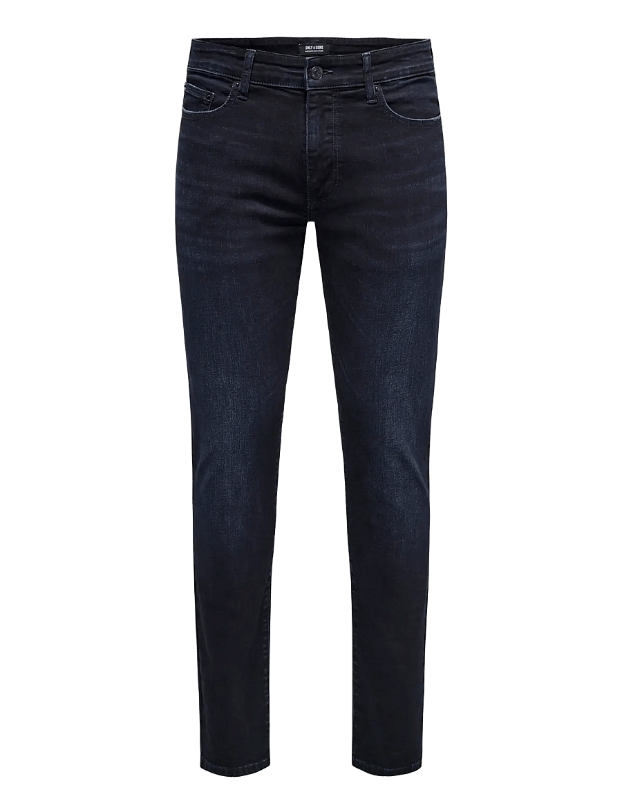ONLY & SONS - ONSLOOM SLIM 5748 EY BOX JEANS MU - slim jeans - blue black denim - 1