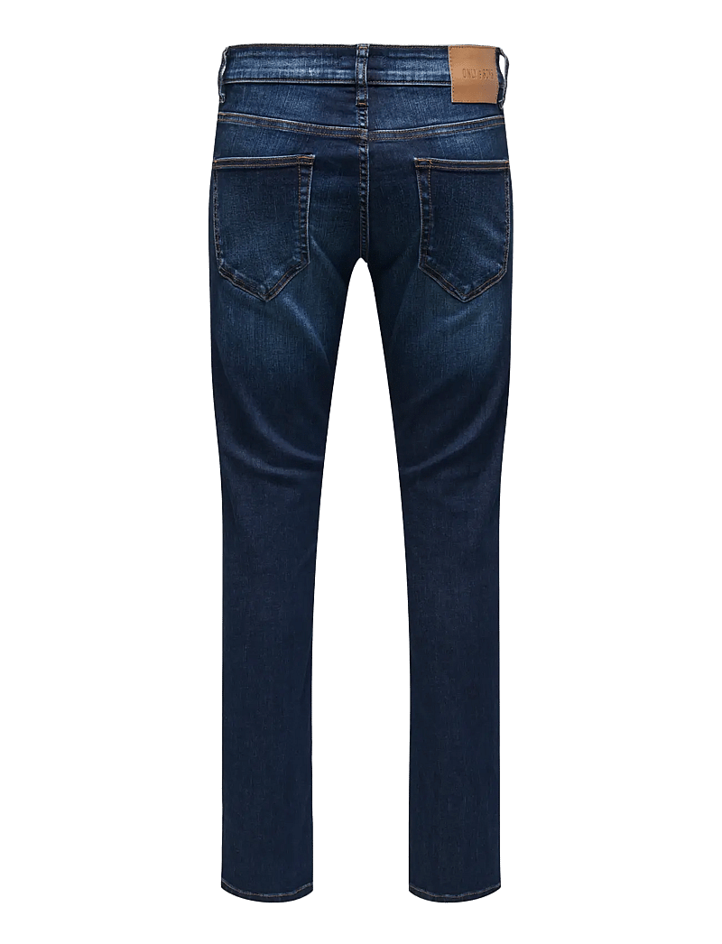 ONLY & SONS - ONSLOOM SLIM 5748 EY BOX JEANS MU - slim jeans - dark blue denim - 1