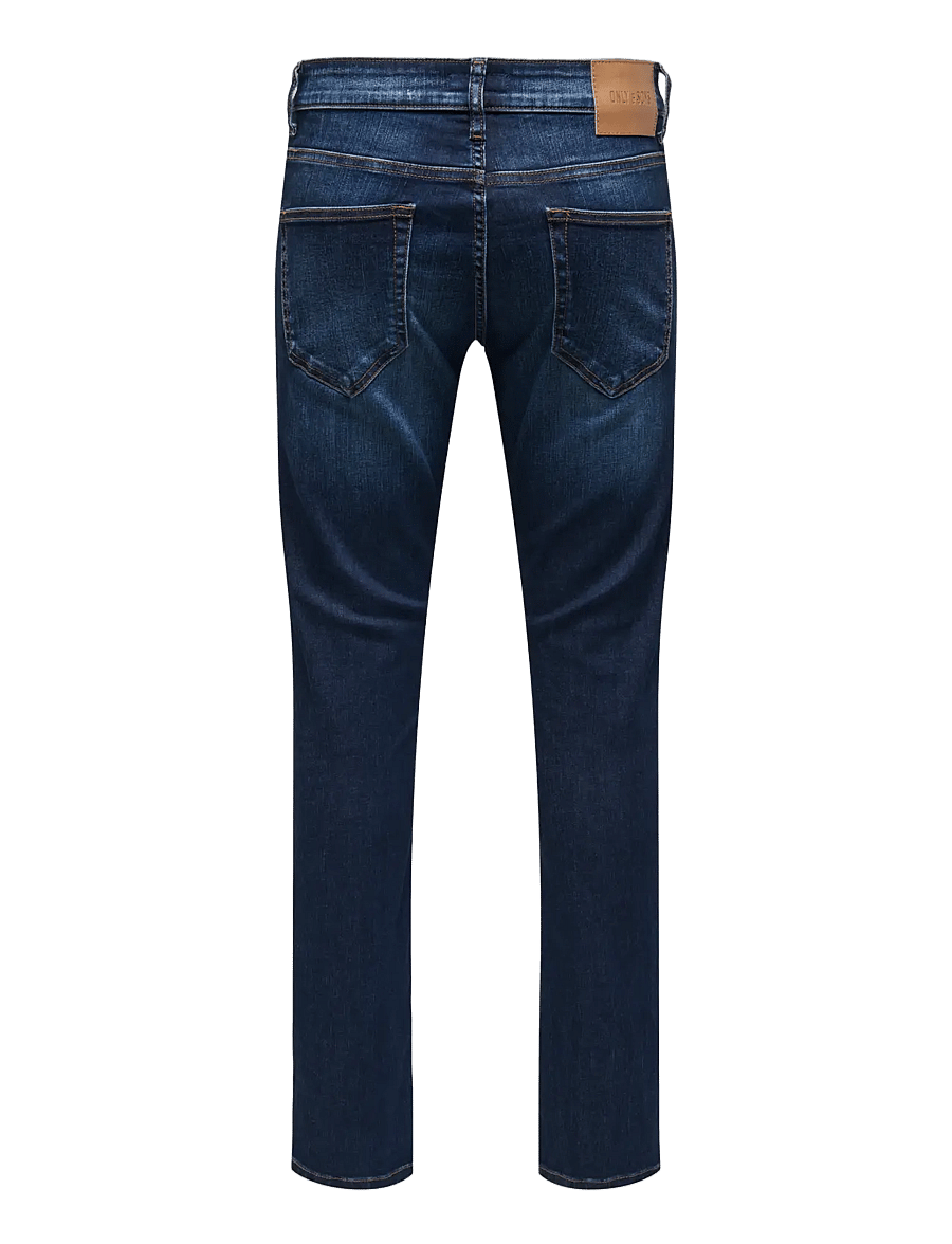ONLY & SONS - ONSLOOM SLIM 5748 EY BOX JEANS MU - slim jeans - dark blue denim - 1