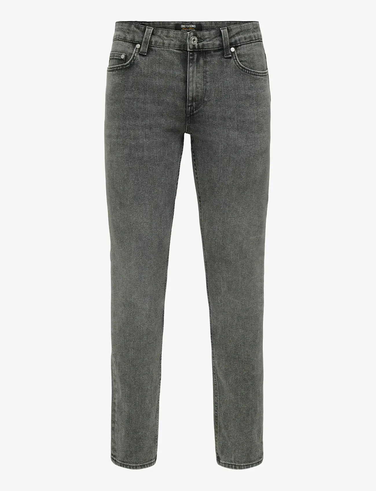 ONLY & SONS - ONSLOOM SLIM 5748 EY BOX JEANS MU - kitsad teksad - dark grey denim - 1