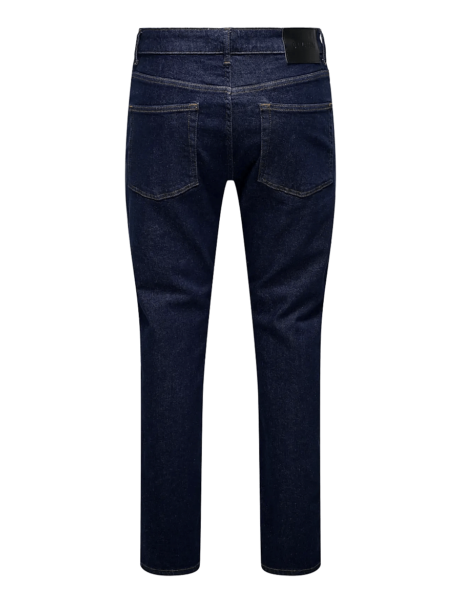 ONLY & SONS - ONSWEFT REGULAR 5750 EY BOX JEANS MU - regular jeans - dark blue denim - 1