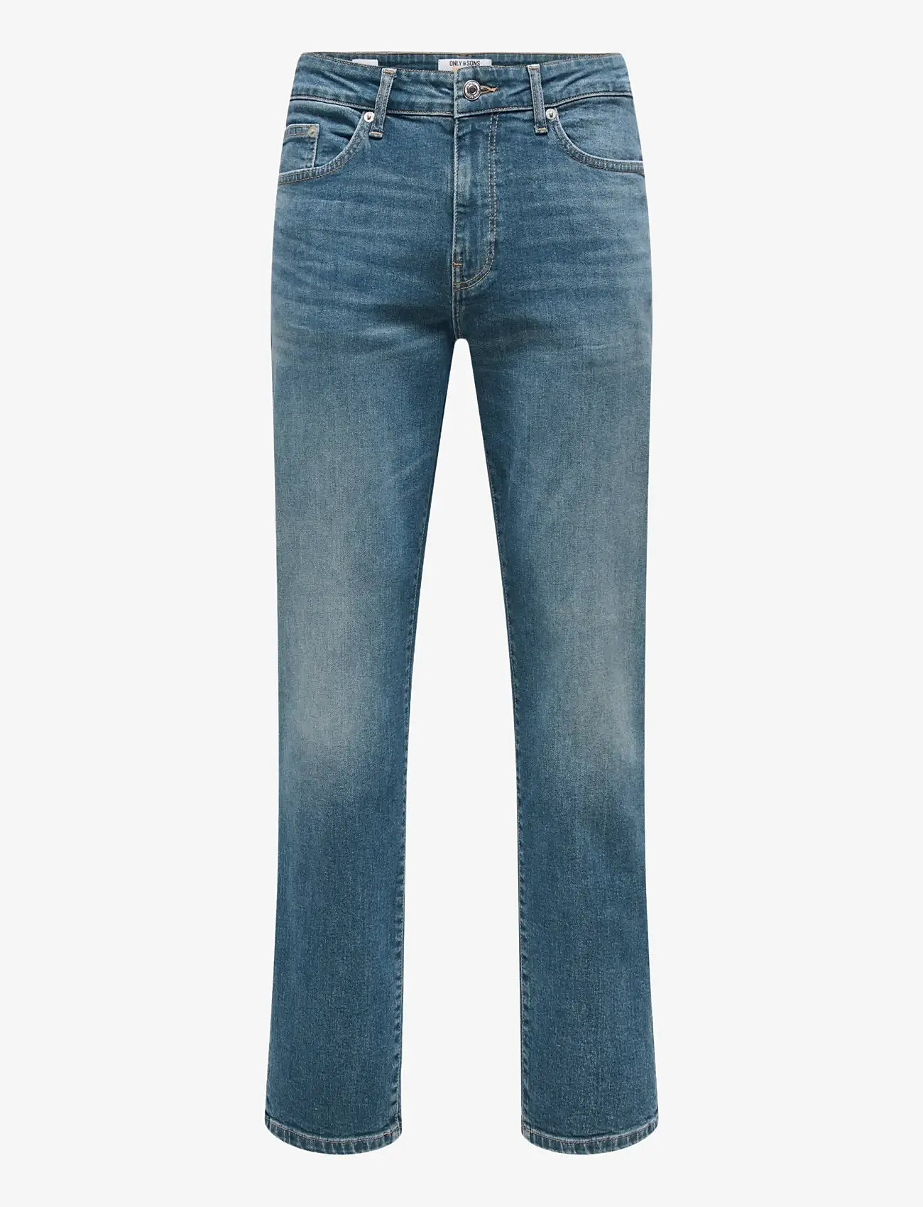 ONLY & SONS - ONSWEFT REGULAR 5750 EY BOX JEANS MU - Įprasto kirpimo džinsai - medium blue denim - 0