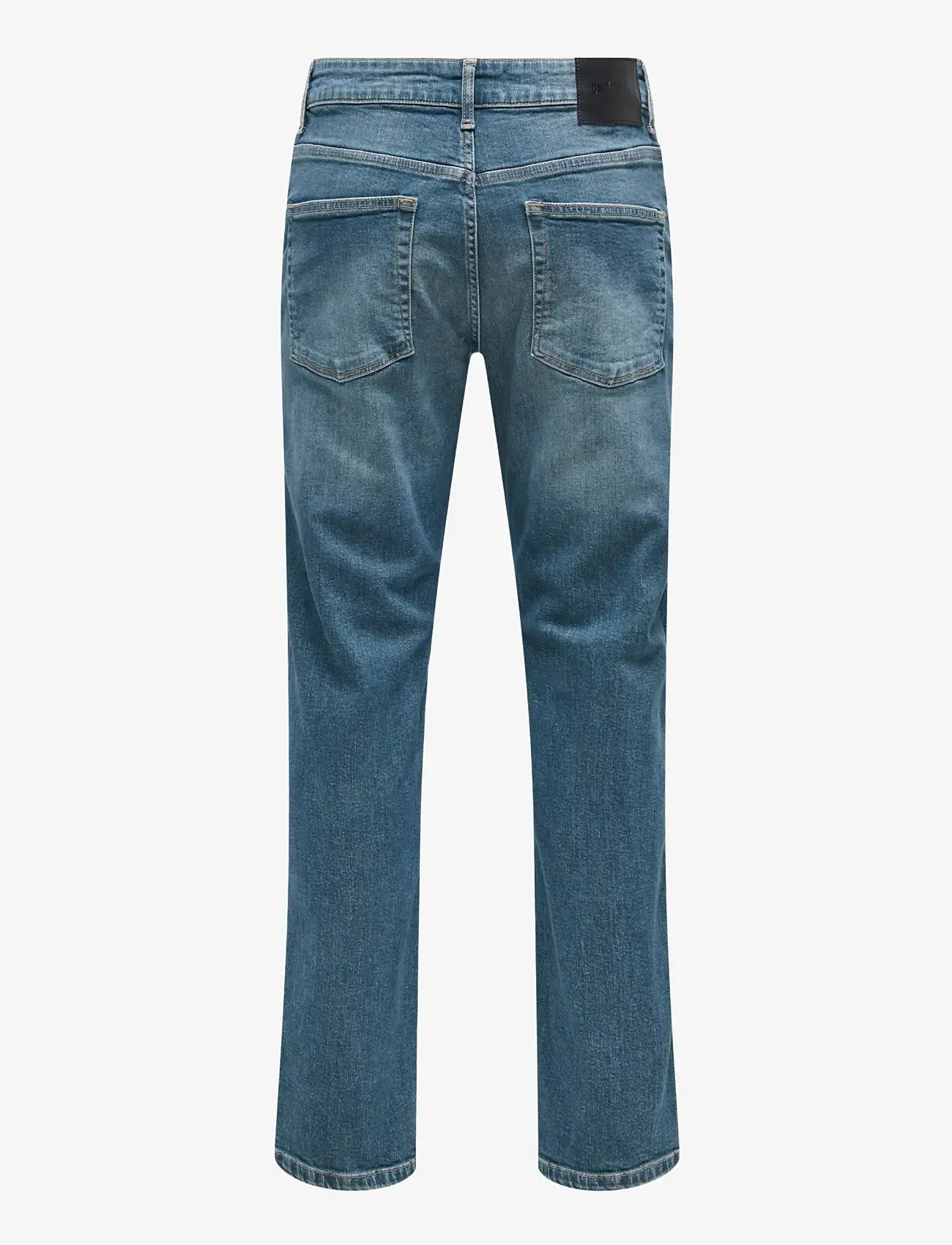 ONLY & SONS - ONSWEFT REGULAR 5750 EY BOX JEANS MU - Įprasto kirpimo džinsai - medium blue denim - 1