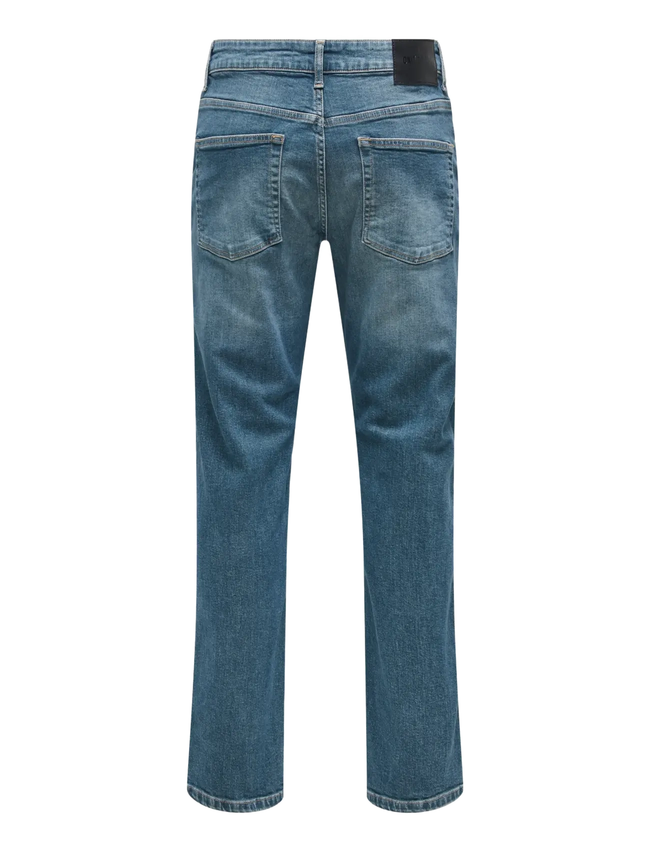 ONLY & SONS - ONSWEFT REGULAR 5750 EY BOX JEANS MU - regular jeans - medium blue denim - 1