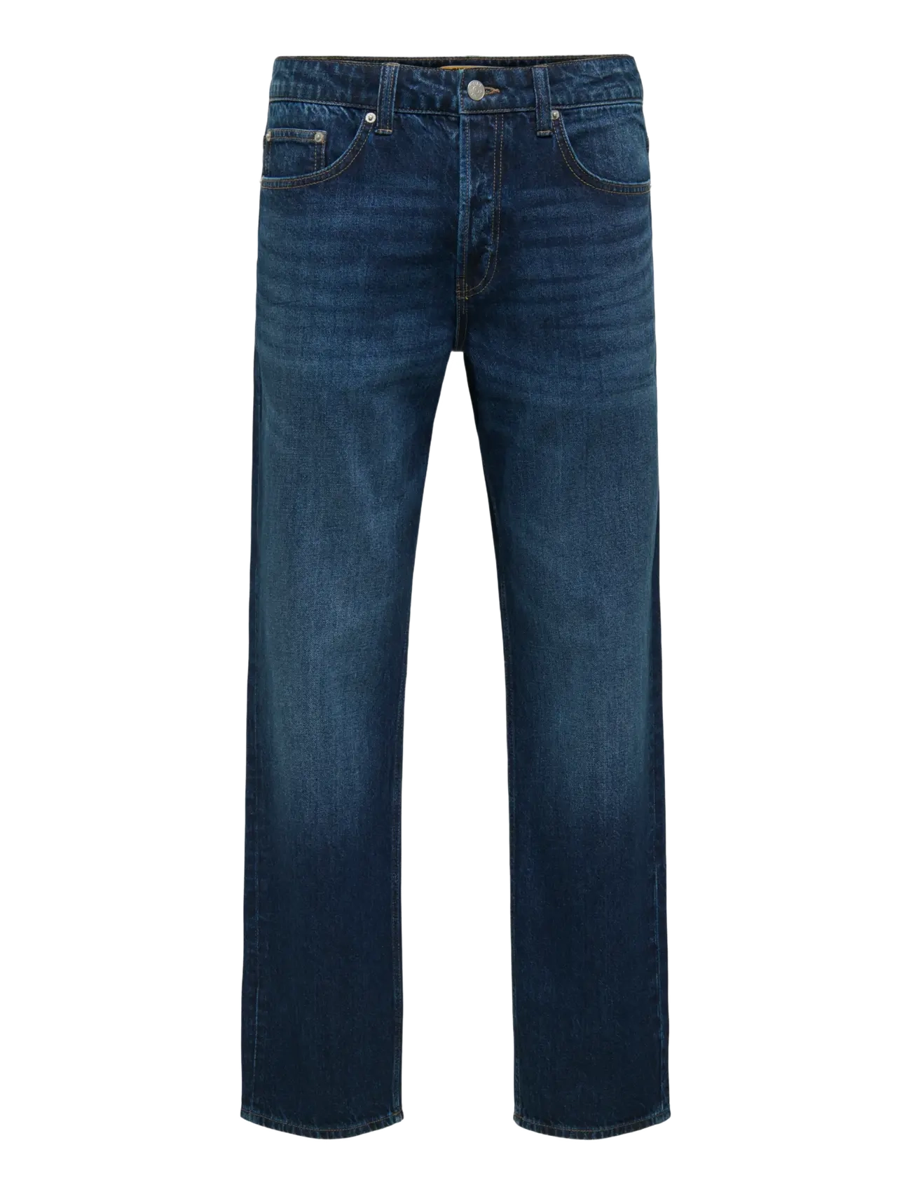 ONLY & SONS - ONSEDGE STRAIGHT 5751 BOX PIM JEANS MU - regular jeans - dark medium blue denim - 0