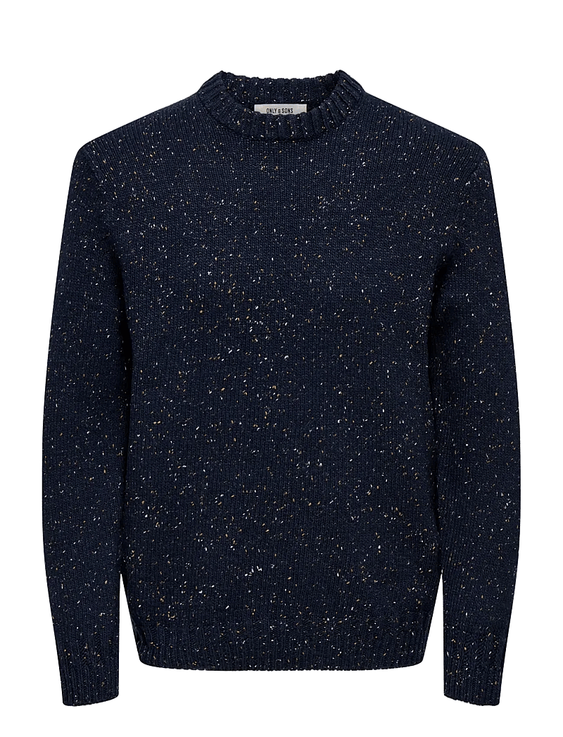 ONLY & SONS - ONSBIRKY REG NAP CREW KNIT - rundhals - dark navy - 1