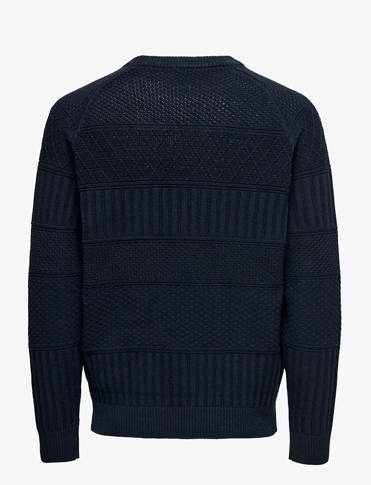 ONLY & SONS - ONSALKAN REG CREW KNIT - rudens drabužiai - dark navy - 1