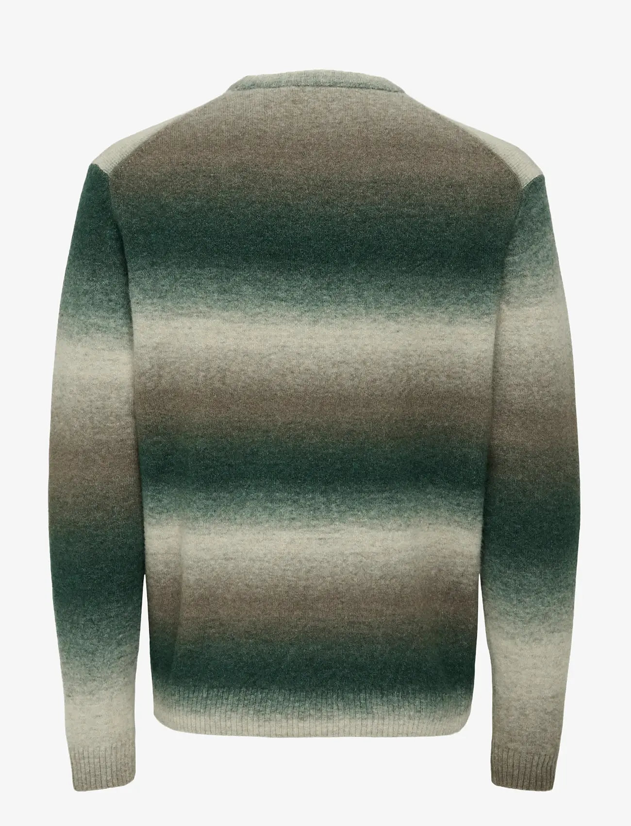 ONLY & SONS - ONSBERTIL REG LS CREW KNIT - okrągły dekolt - darkest spruce - 2
